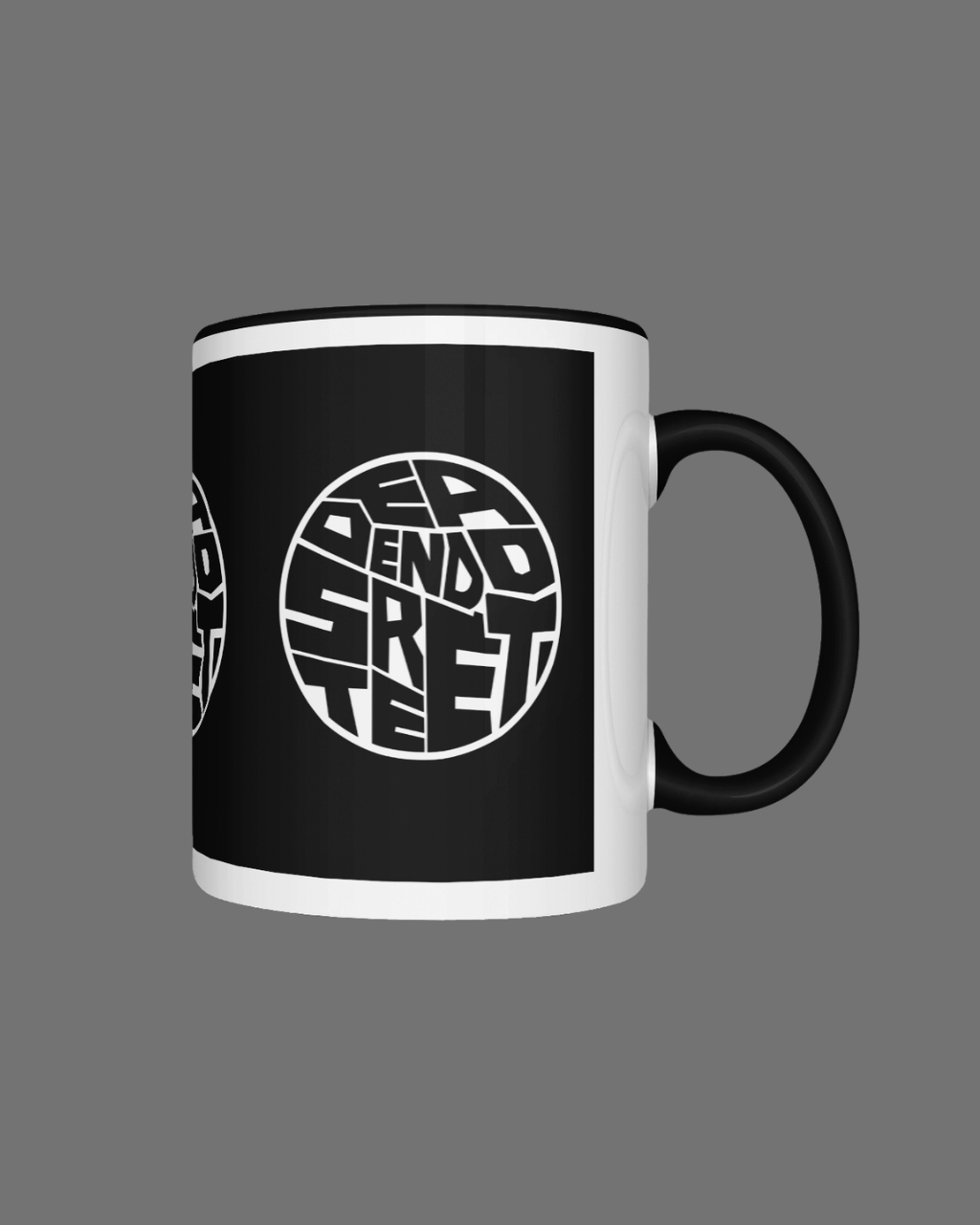 DeadEndStreet Black Layered Graphic Mug