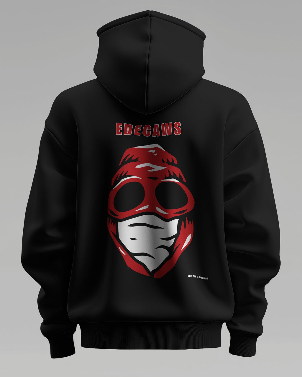 edecaws north london red the regional series loud edition - White - Black Hoodie