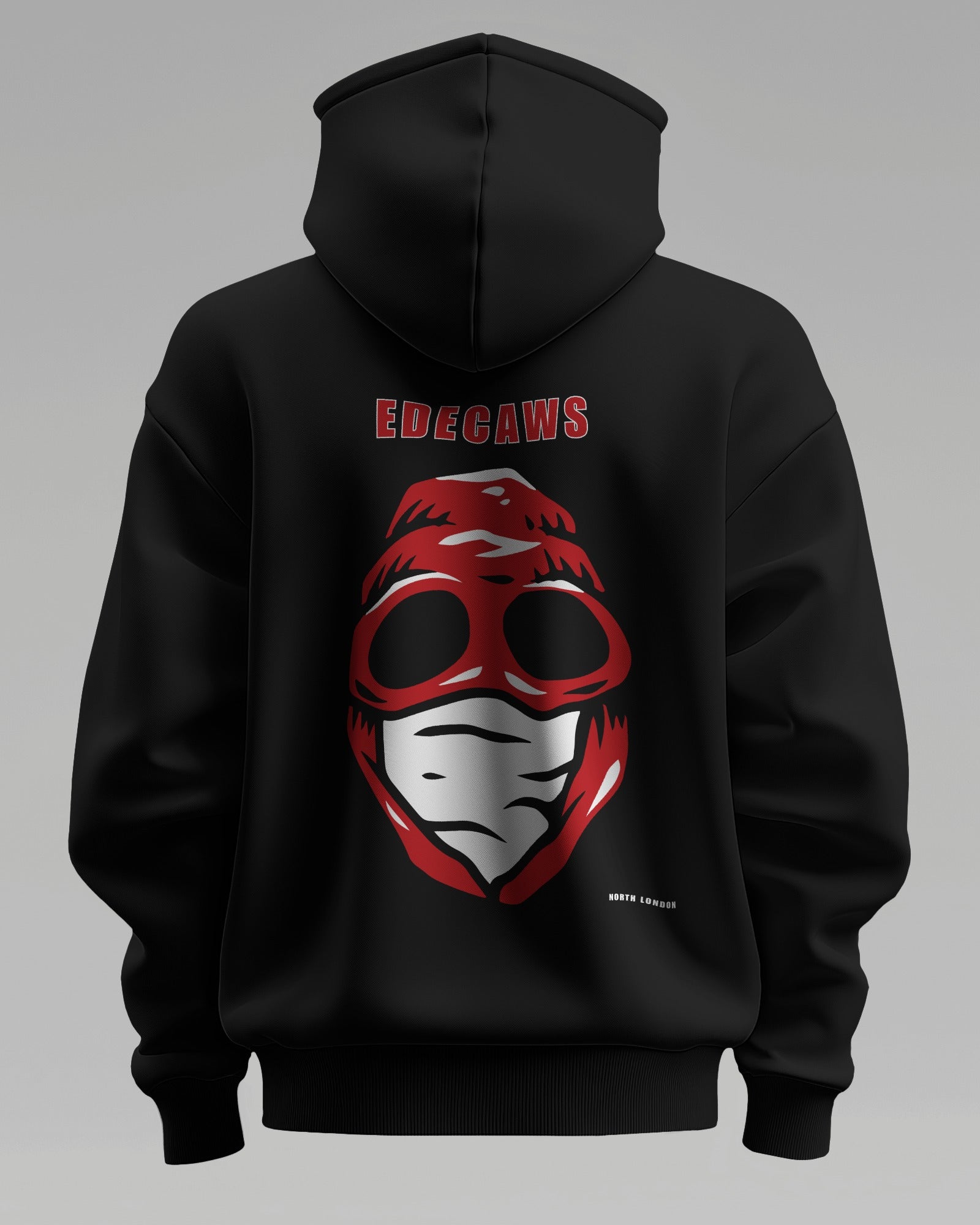 edecaws north london red the regional series loud edition - White - Black Hoodie