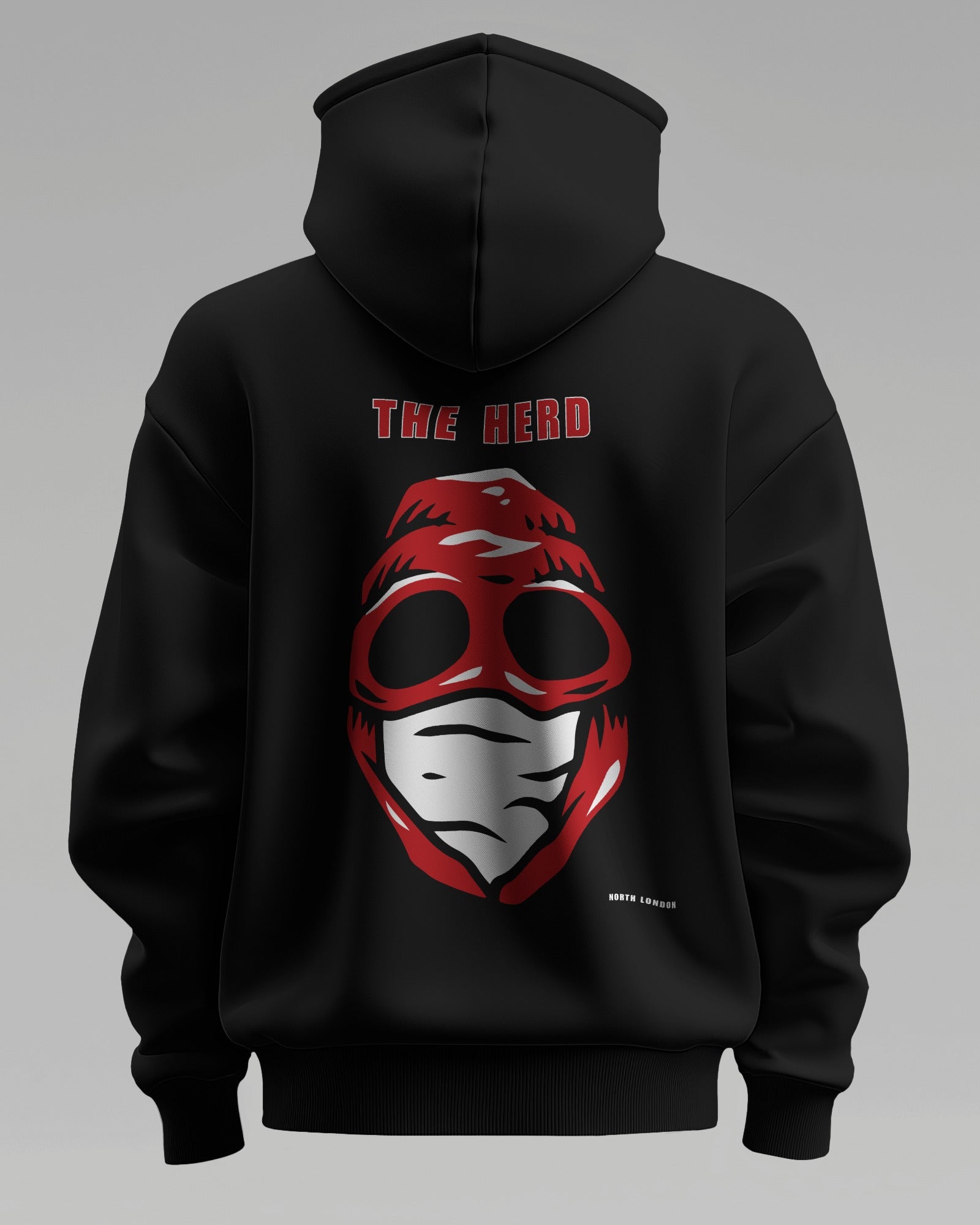 THE HERD - North London Red Hoodie - Loud Edition