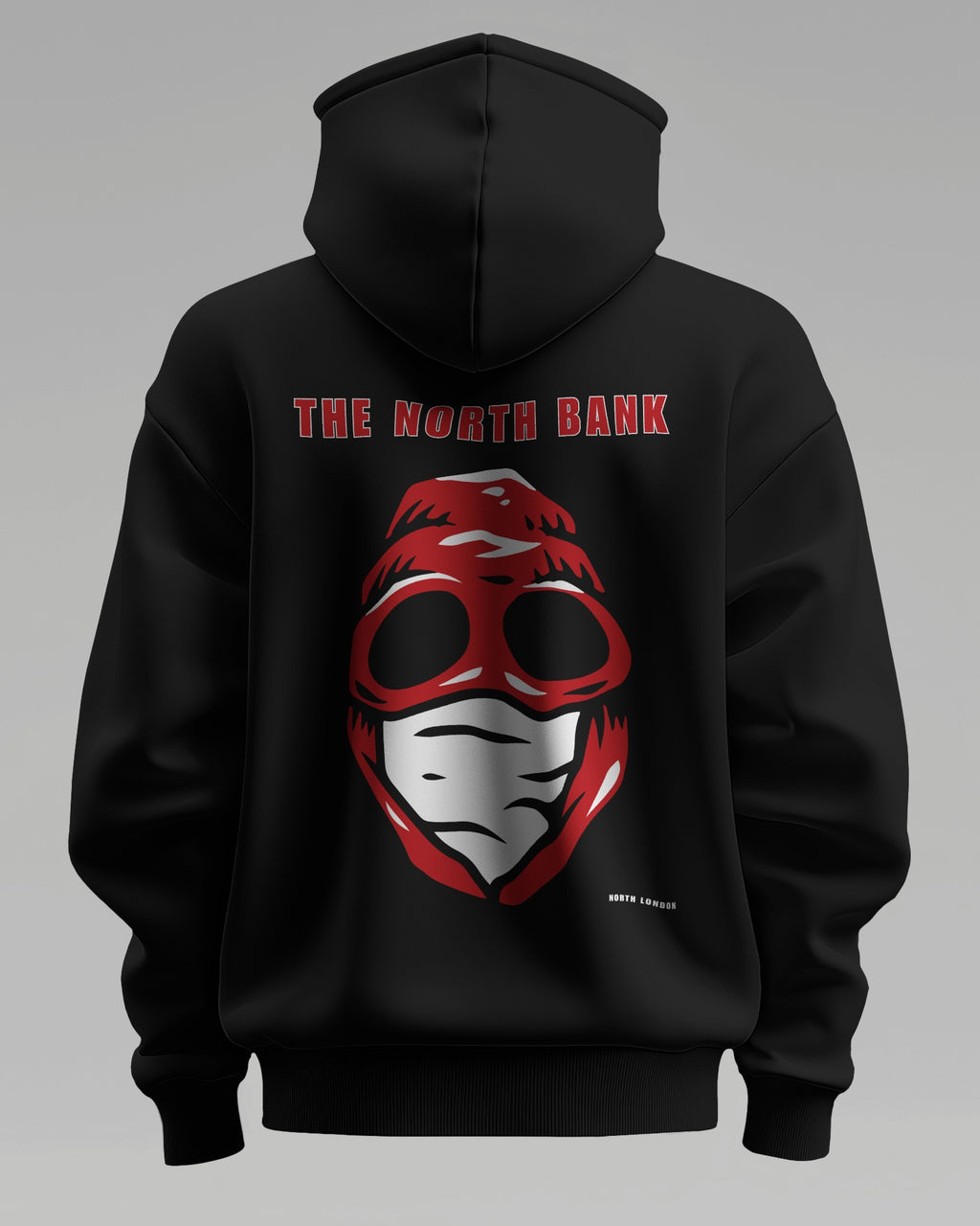 THE NORTH BANK - North London Red Hoodie - Loud Edition