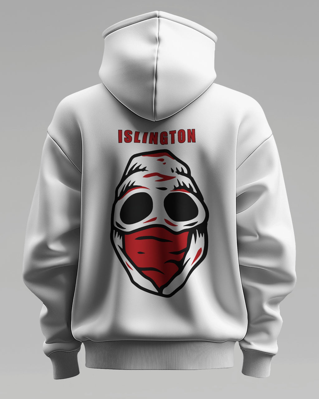 islington north london red the regional series loud edition - White - Black Hoodie