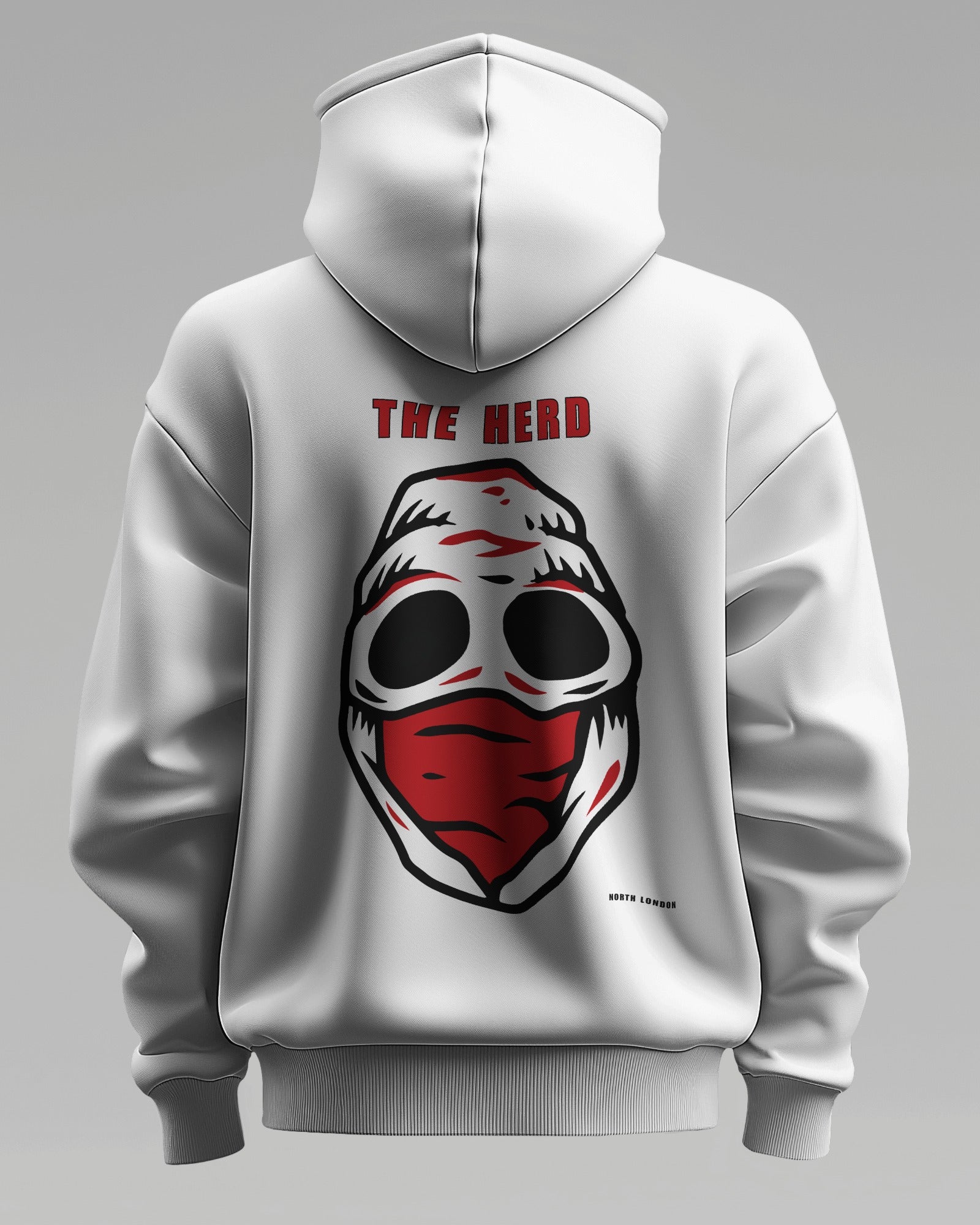 THE HERD - North London Red Hoodie - Loud Edition
