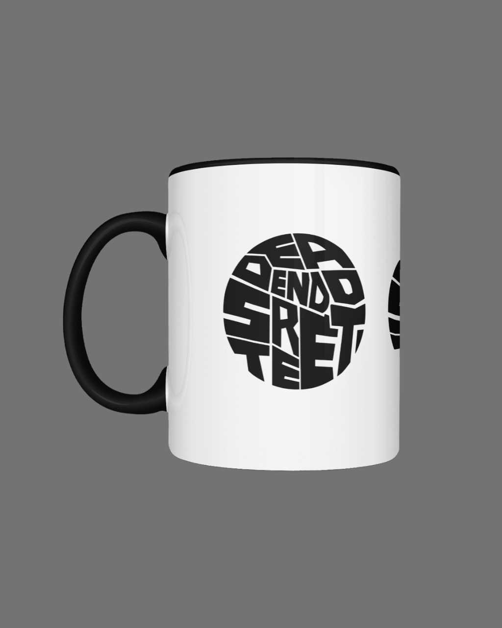 DeadEndStreet Black Graphic Mug
