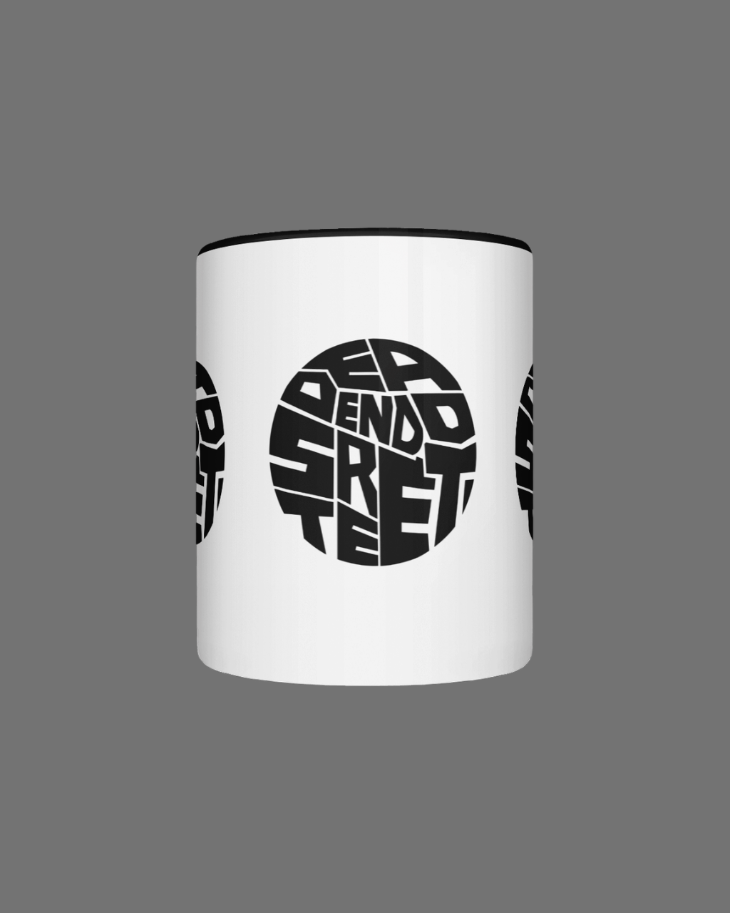 DeadEndStreet Black Graphic Mug