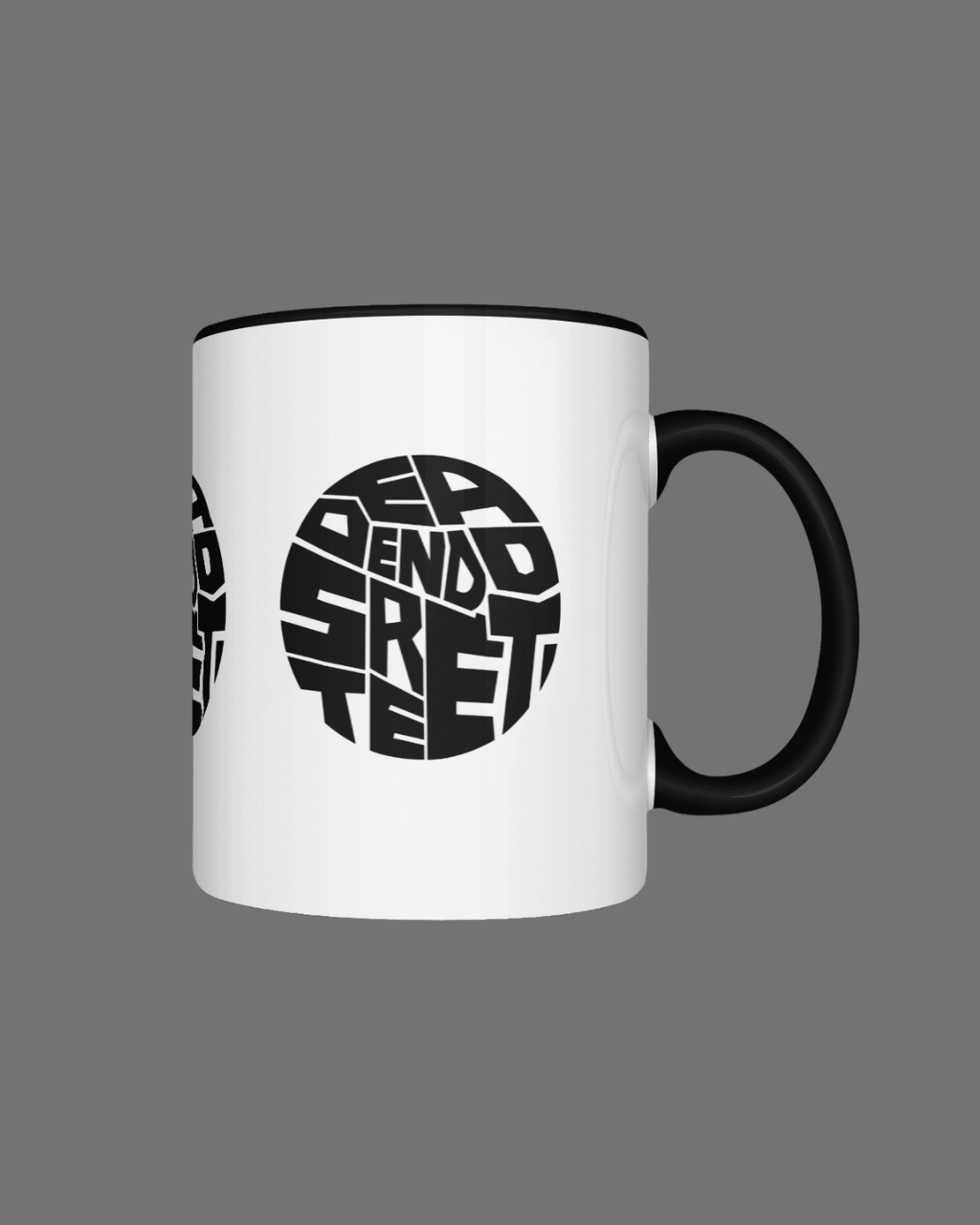 DeadEndStreet Black Graphic Mug