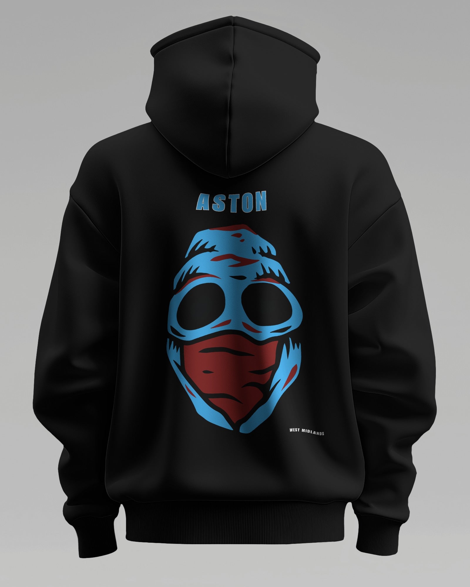 aston the regional series loud edition - Claret - Black Hoodie