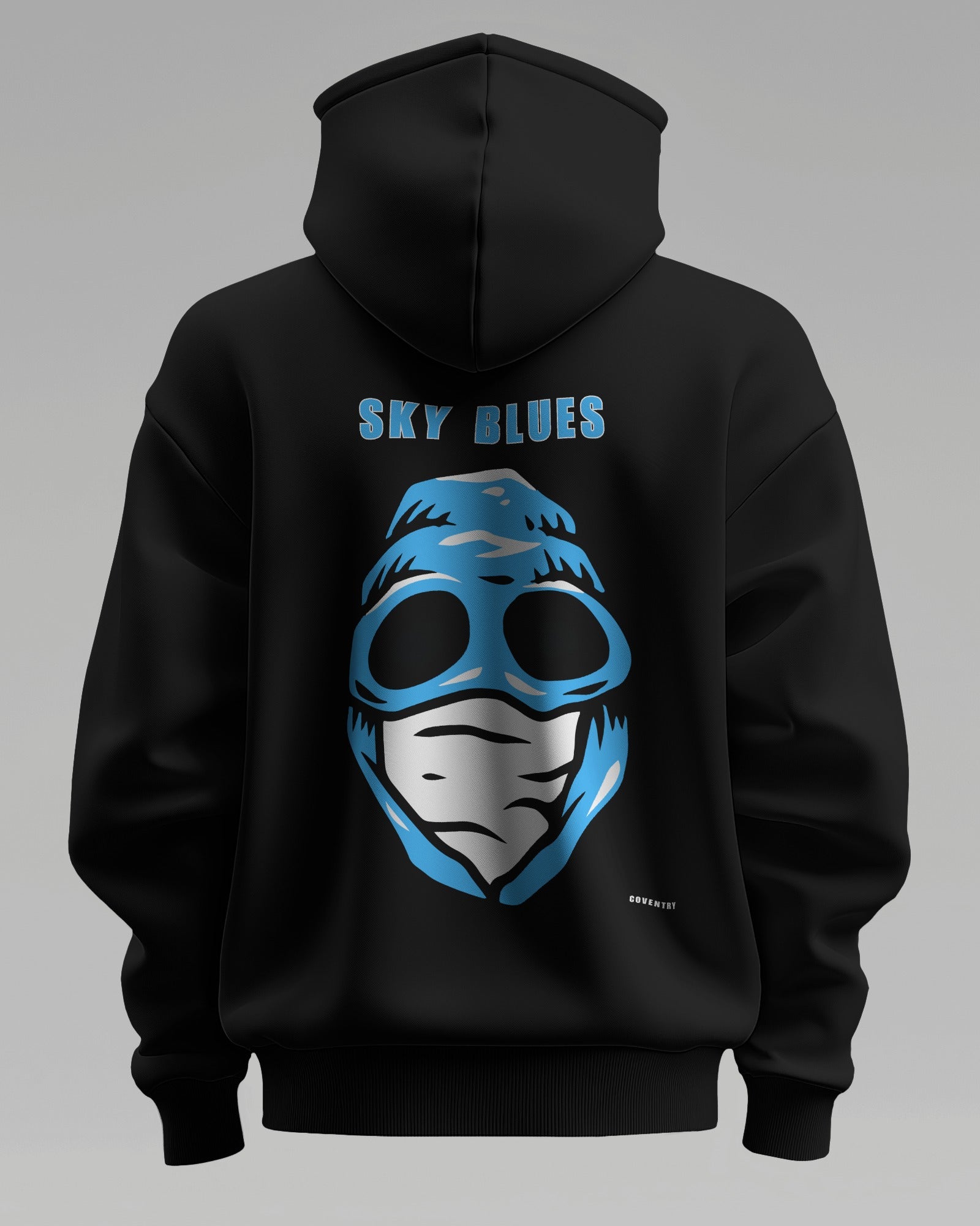 sky blues coventry the regional series hoodie loud edition - White - Black Hoodie