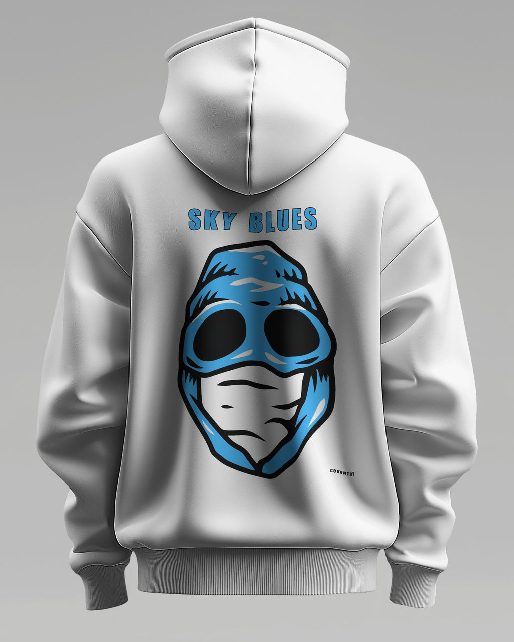 sky blues coventry the regional series hoodie loud edition - Blue - Black Hoodie