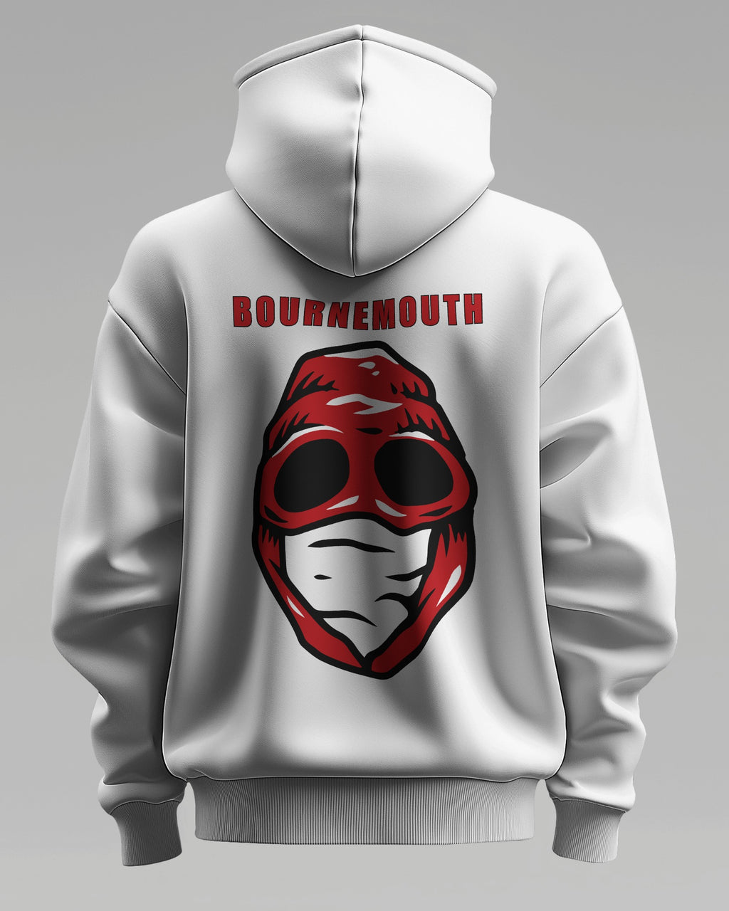 bournemouth the regional series loud edition - White - Black Hoodie