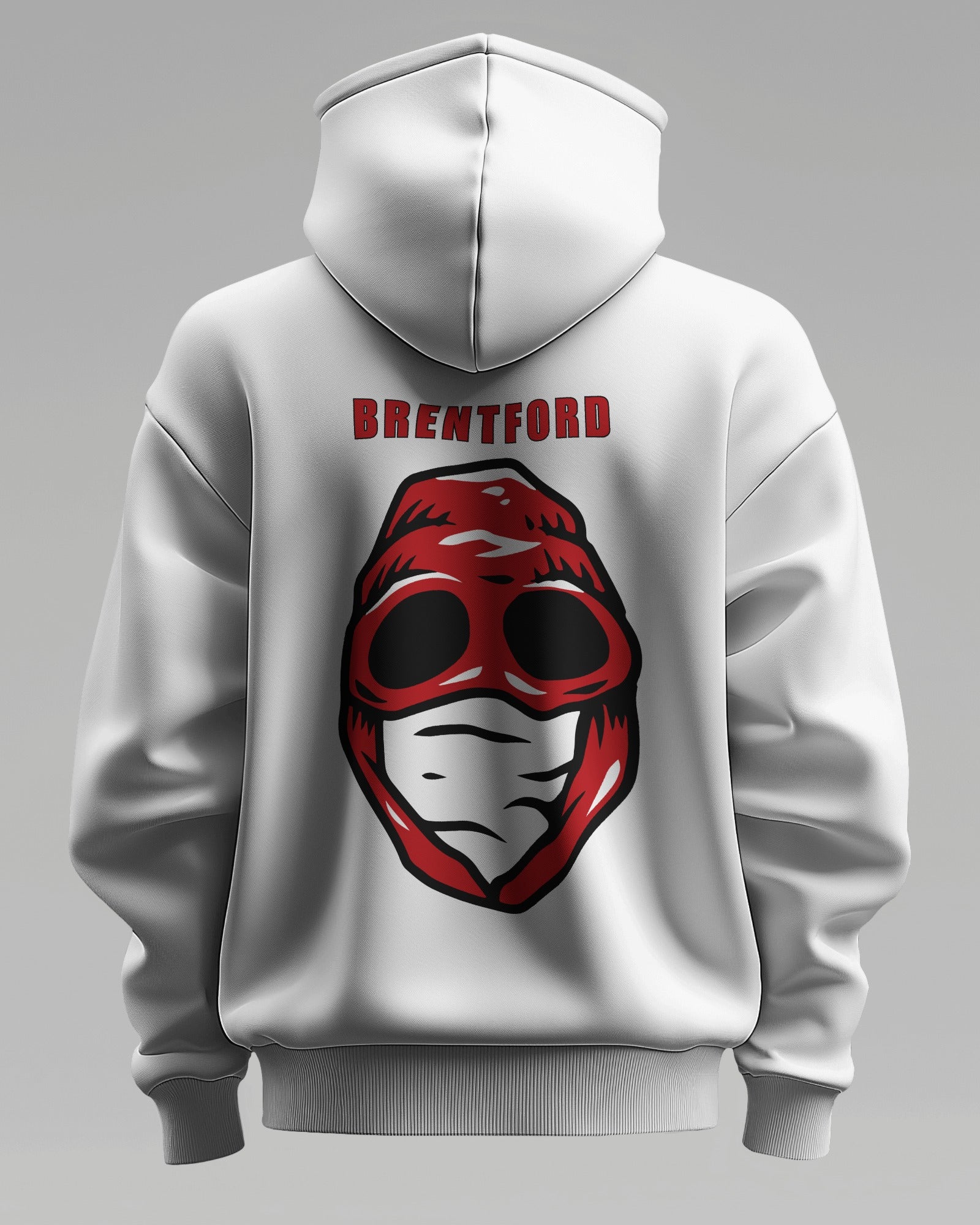 brentford the regional series loud edition - White - Black Hoodie