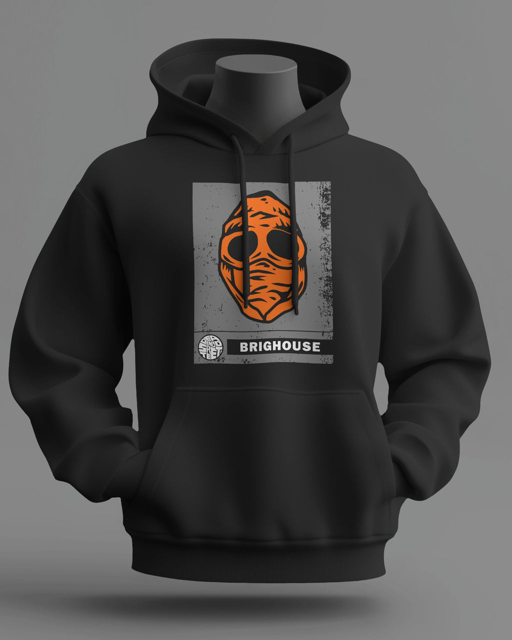 brighouse the regional series midweight hoodie - black