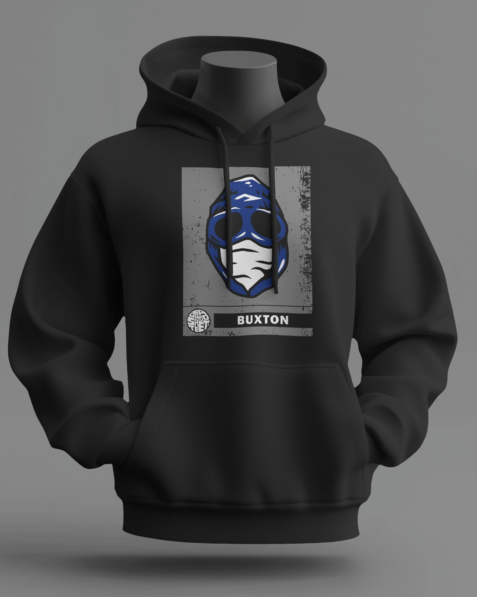 buxton the regional series midweight hoodie - black