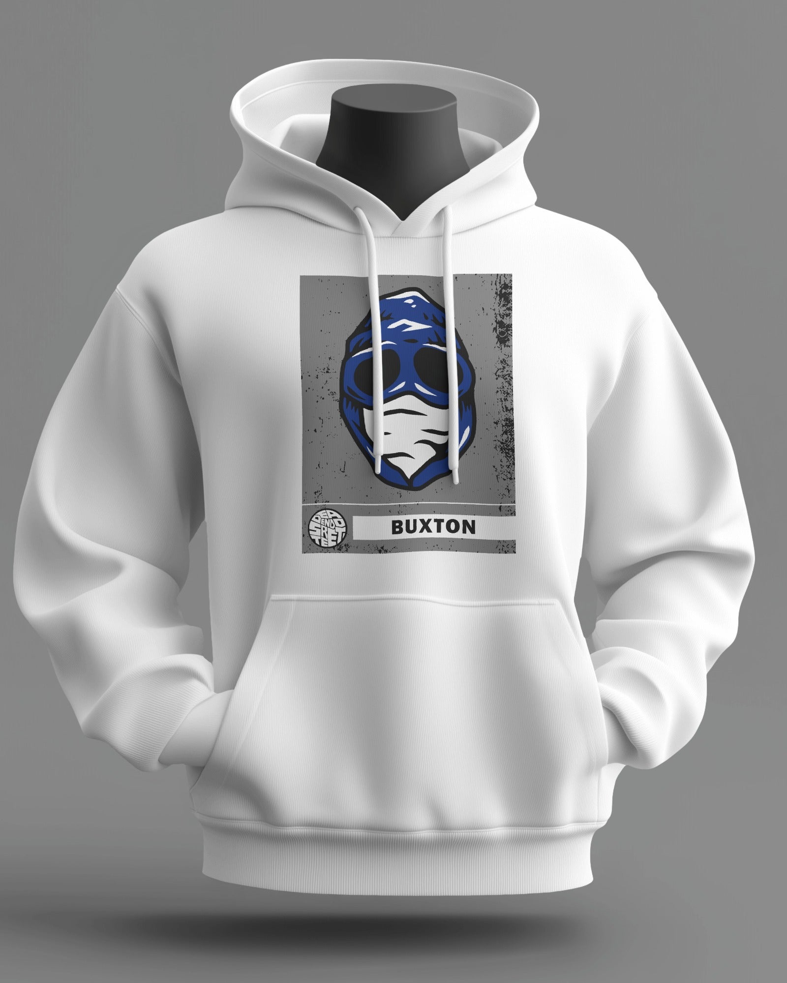 buxton the regional series midweight hoodie - white