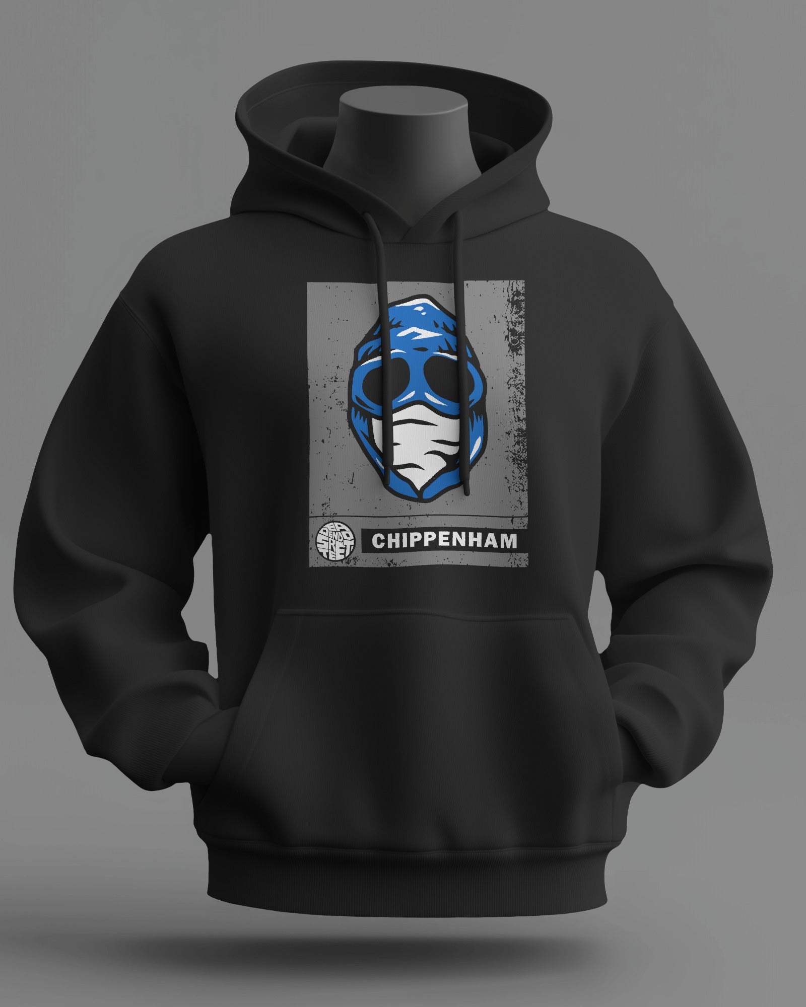 chippenham the regional series midweight hoodie - black