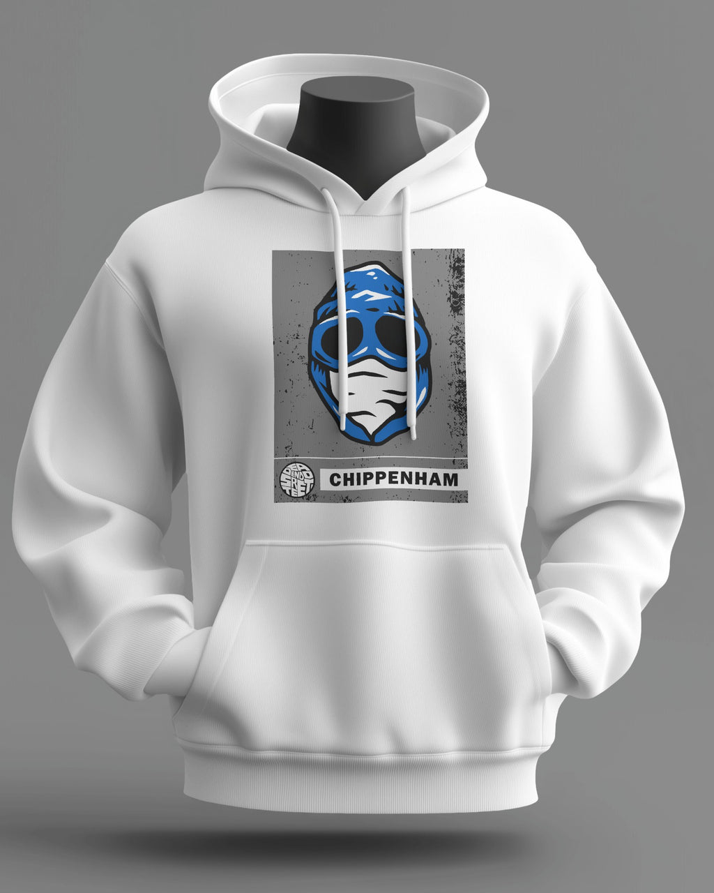 chippenham the regional series midweight hoodie - white