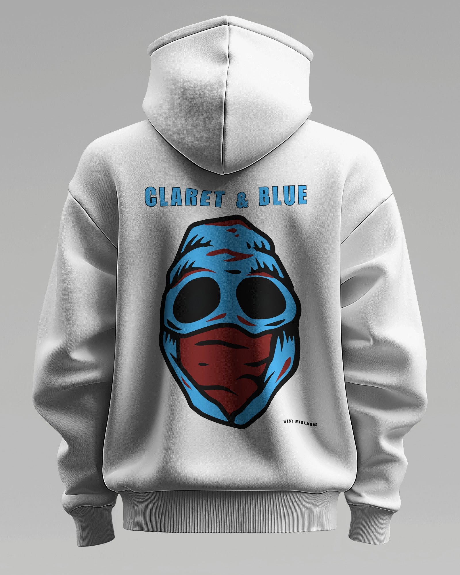 claret blue west midlands the regional series hoodie loud edition - Blue - Black Hoodie