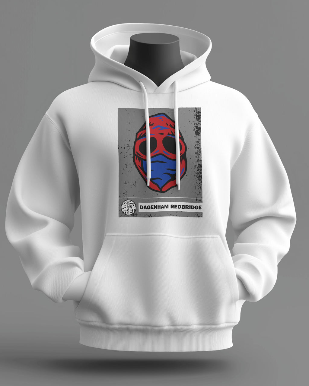 dagenham redbridge the regional series midweight hoodie - white
