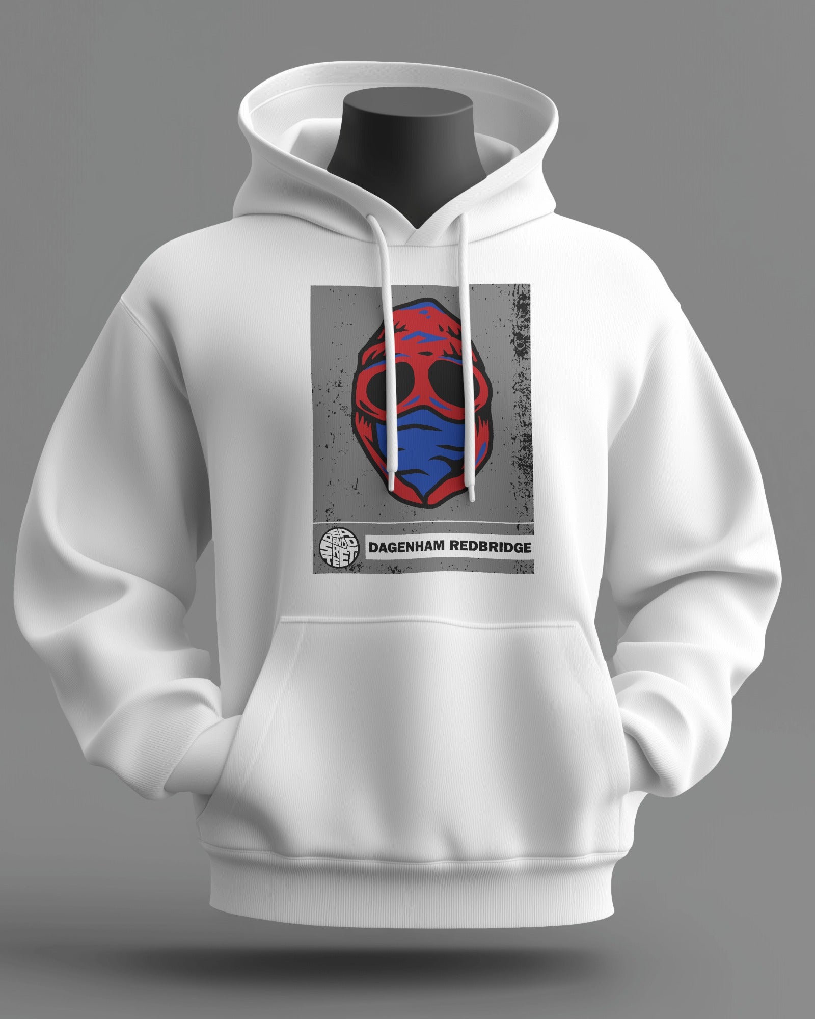 dagenham redbridge the regional series midweight hoodie - white