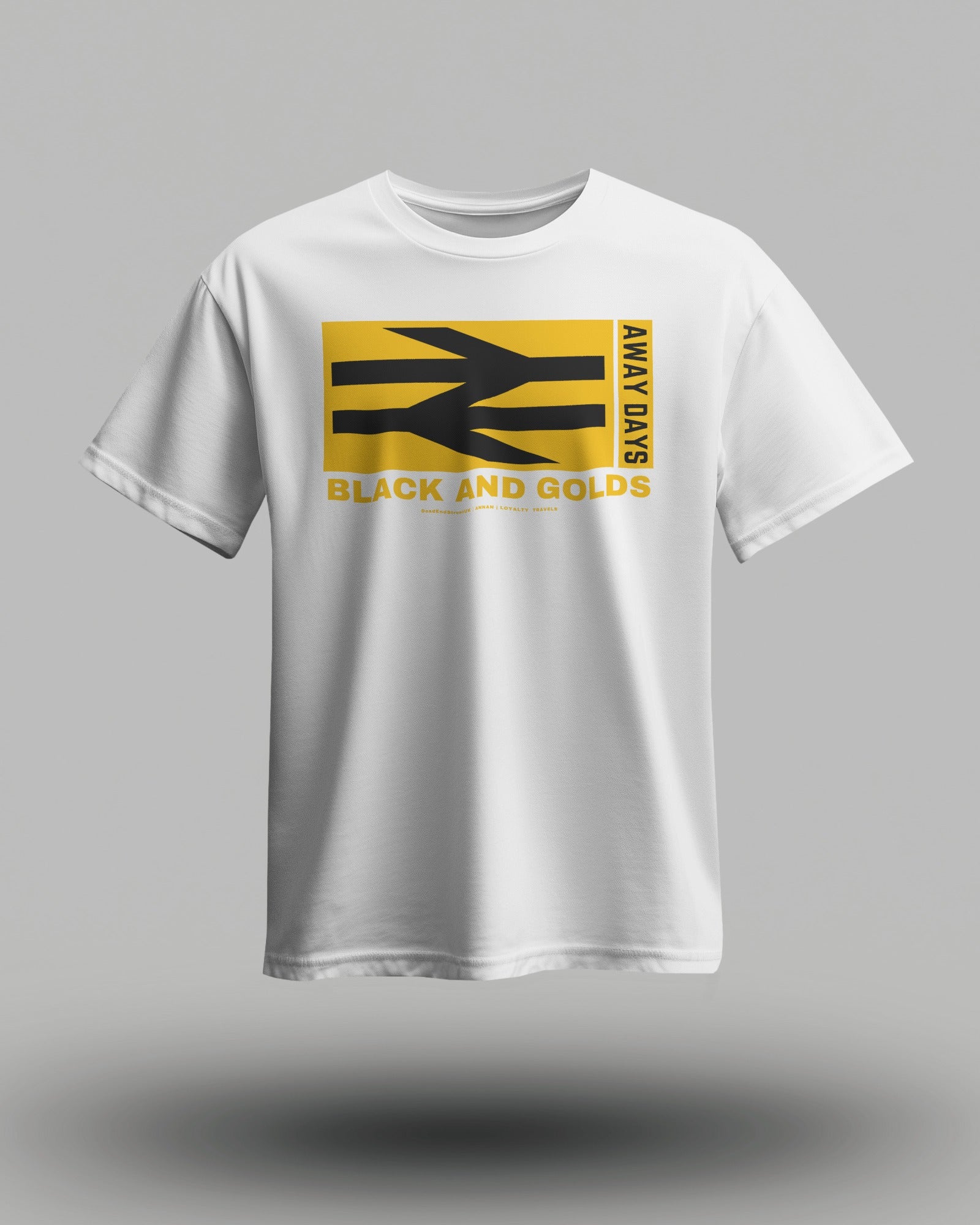BLACK AND GOLDS T-Shirt | Annan | Loyalty Travels
