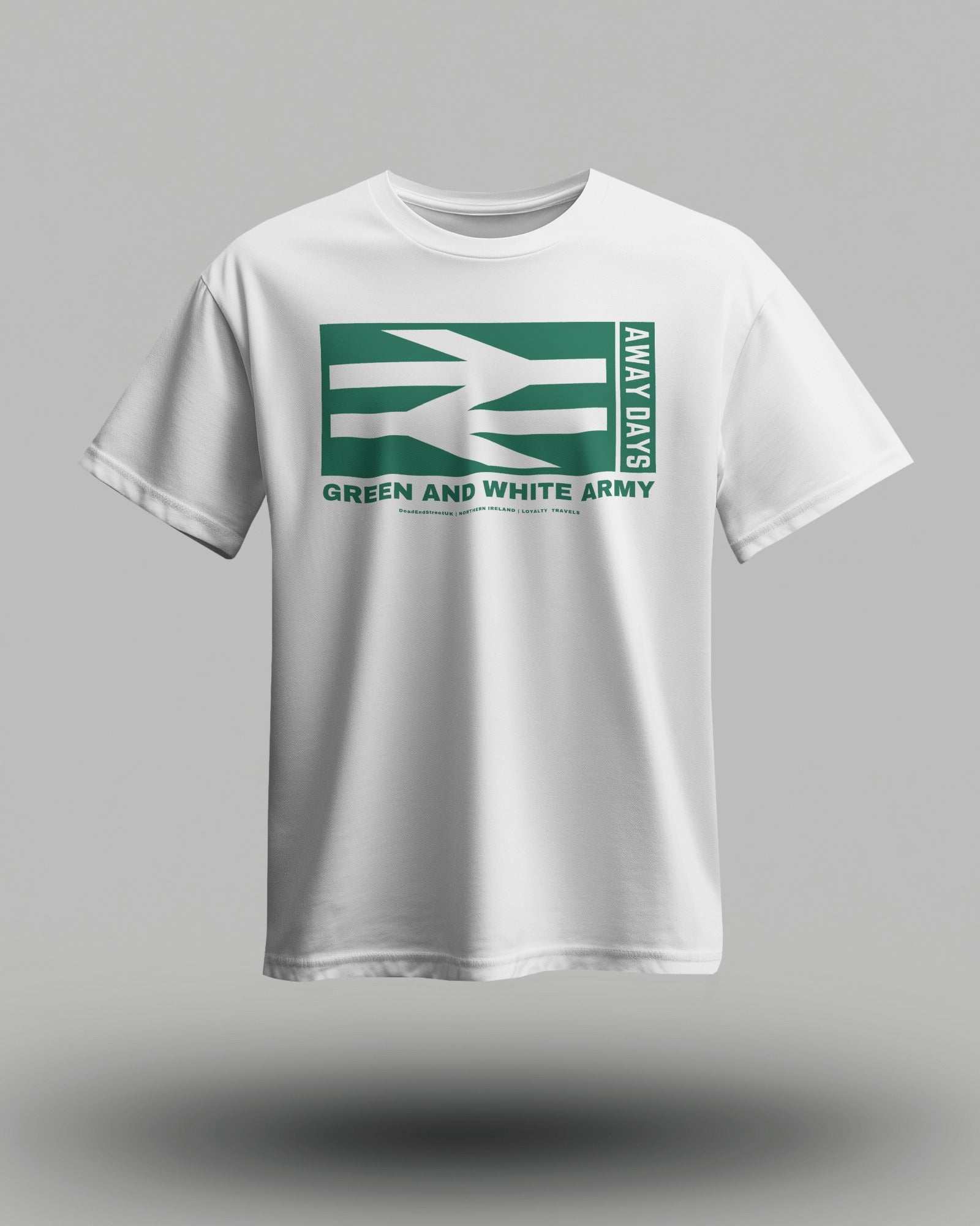 GREEN AND WHITE ARMY T-Shirt | Northern Ireland | Loyalty Travels