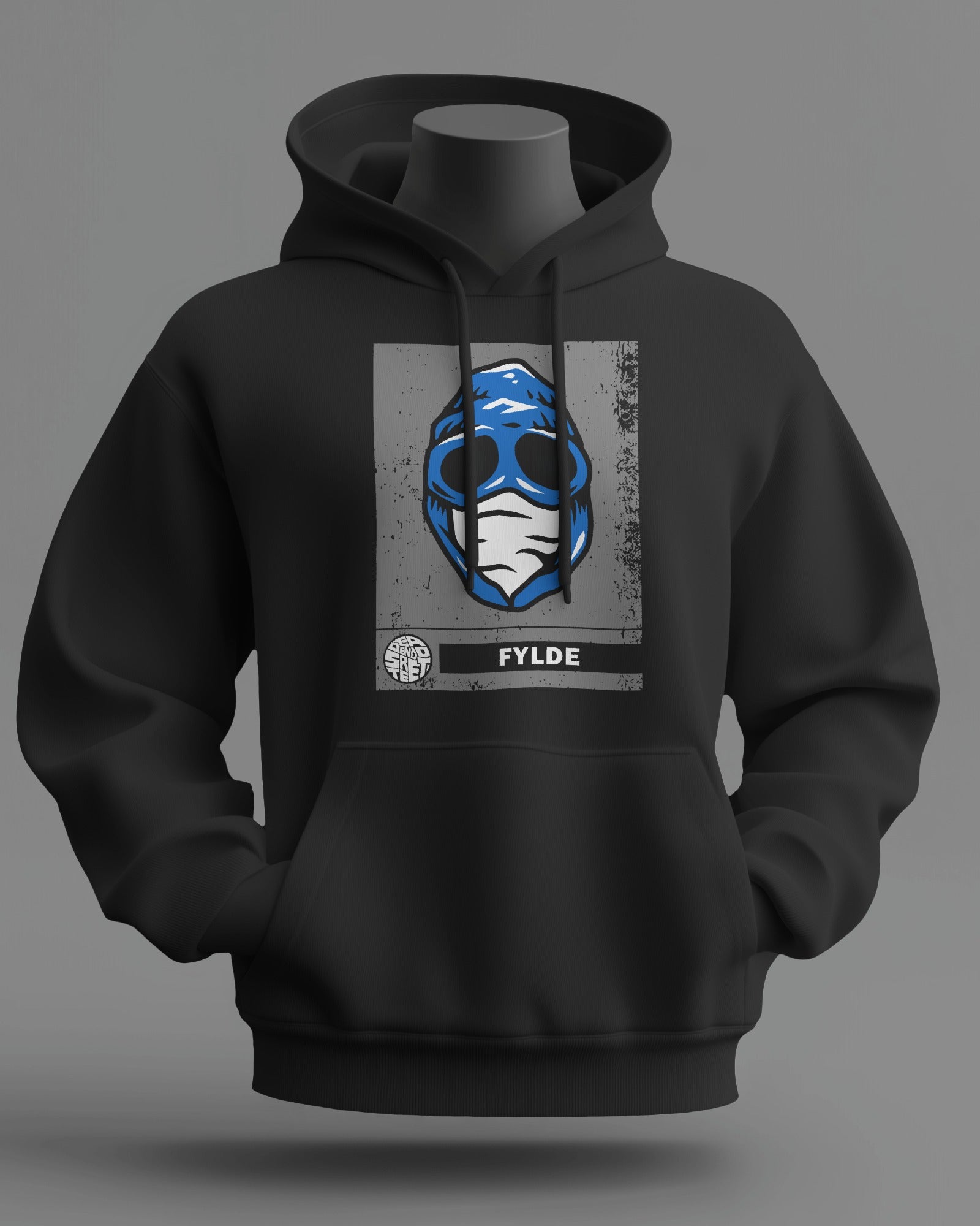 fylde the regional series midweight hoodie - black