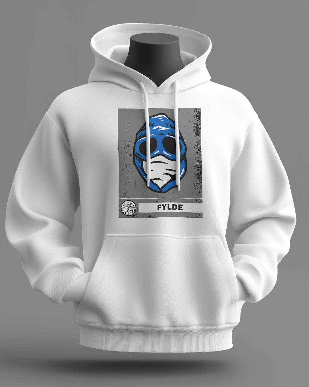 fylde the regional series midweight hoodie - white