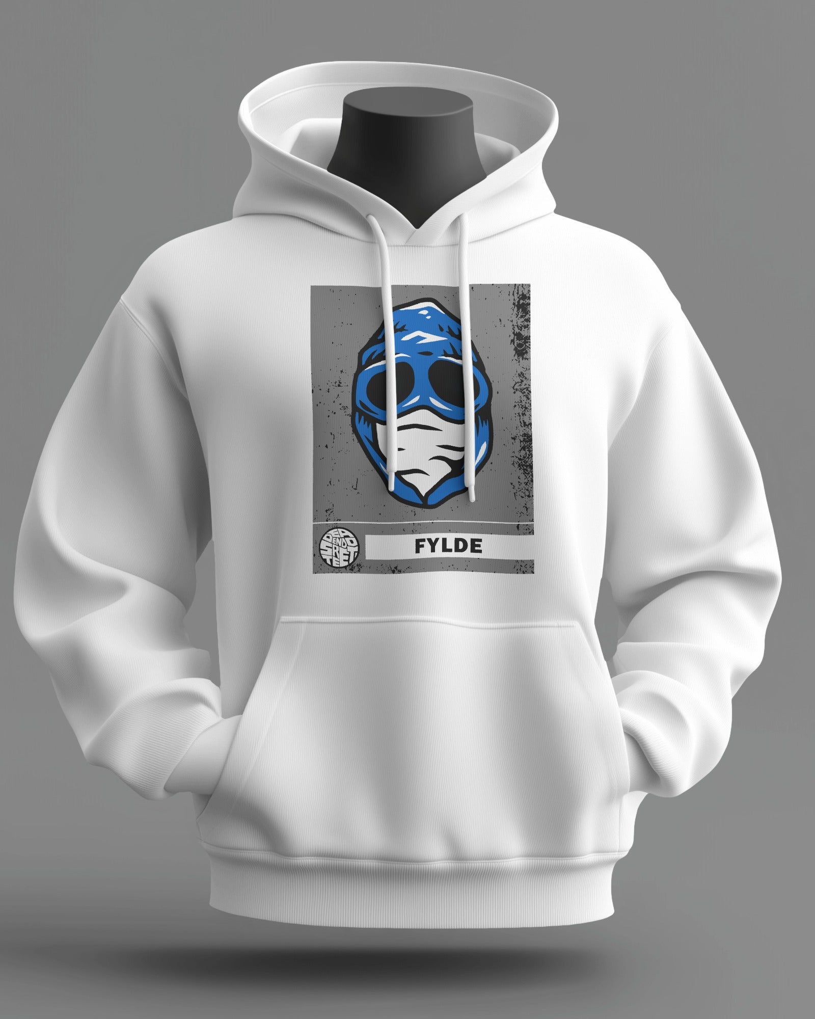fylde the regional series midweight hoodie - white
