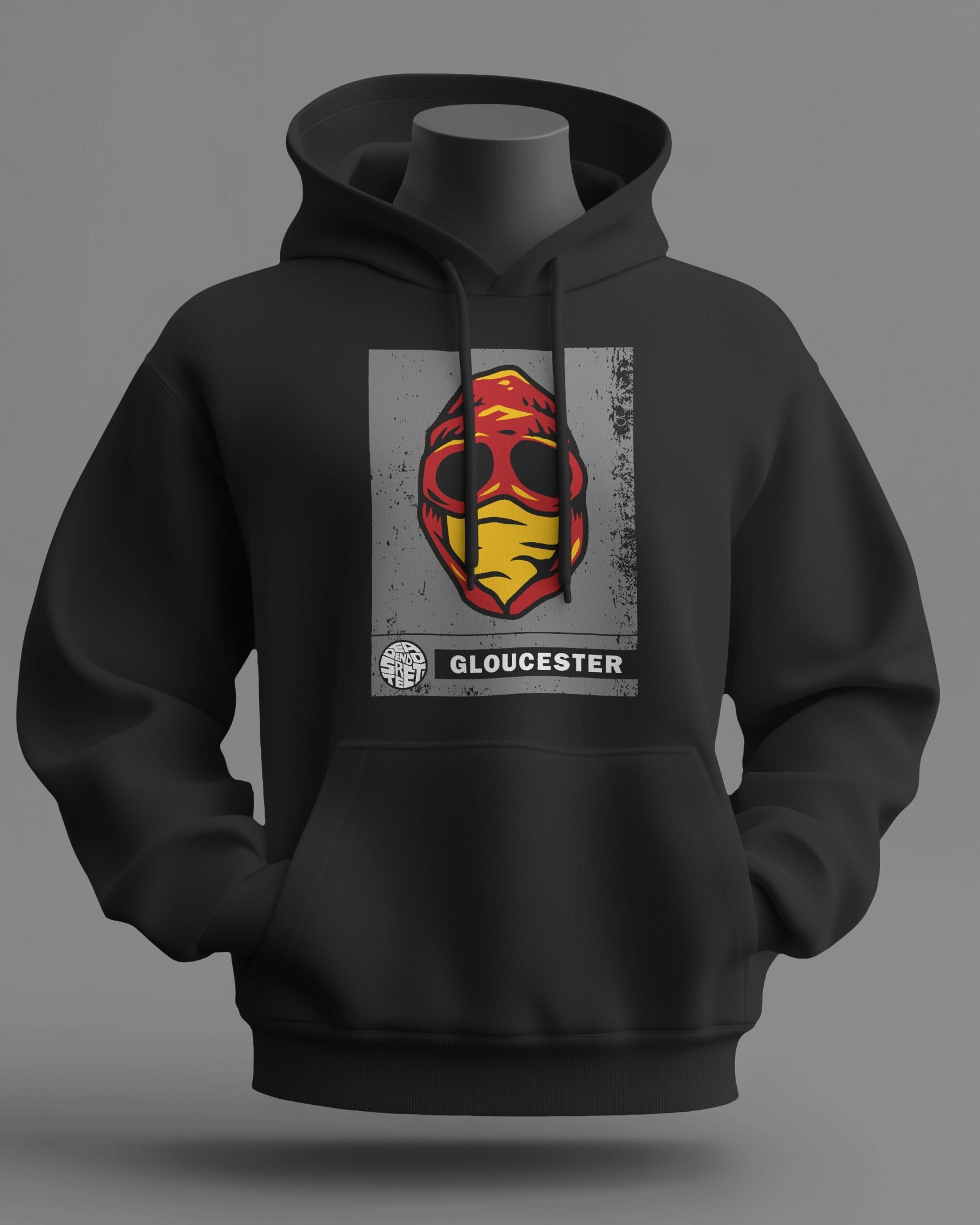 gloucester the regional series midweight hoodie - black