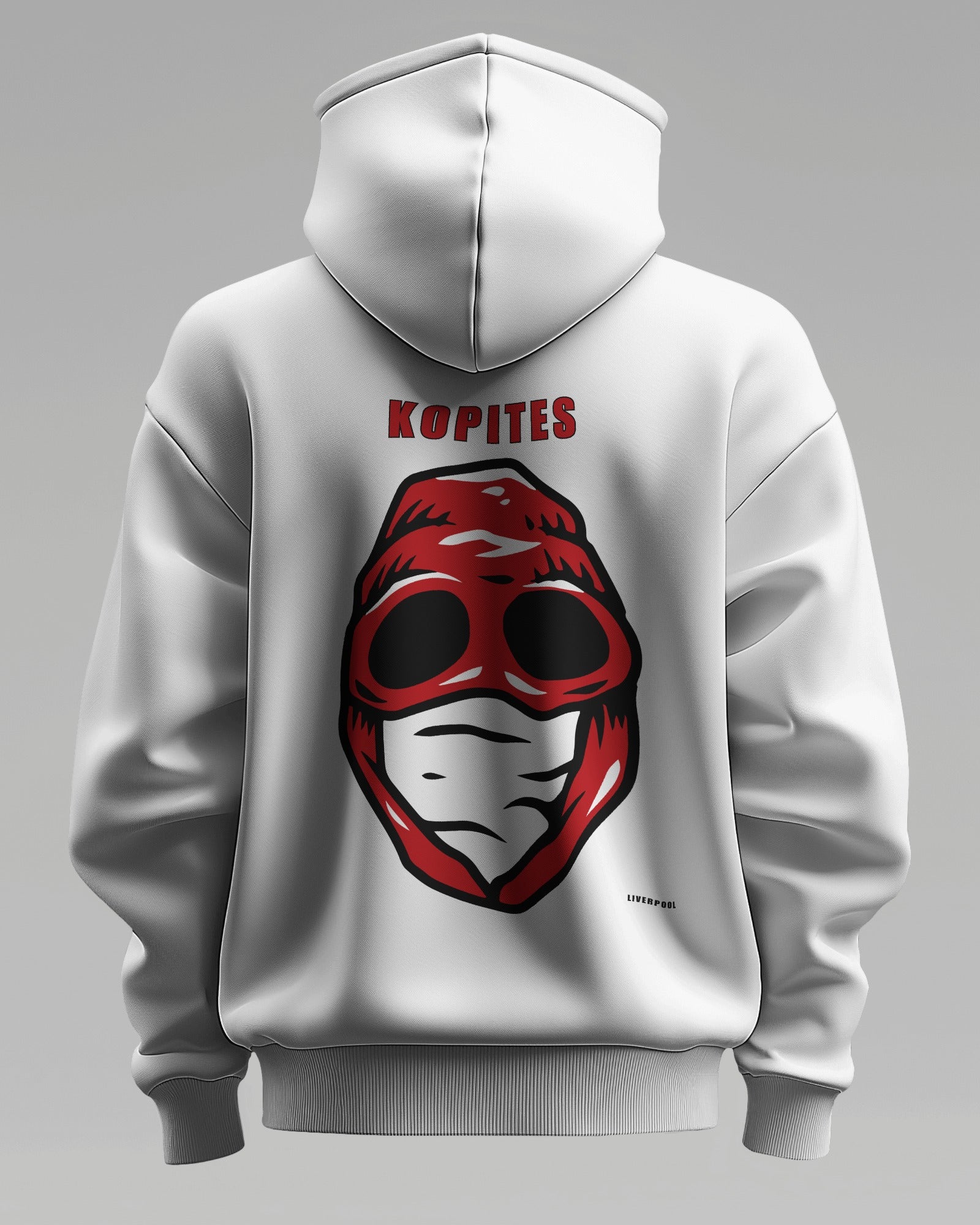 kopites liverpool the regional series hoodie loud edition - Red - Black Hoodie