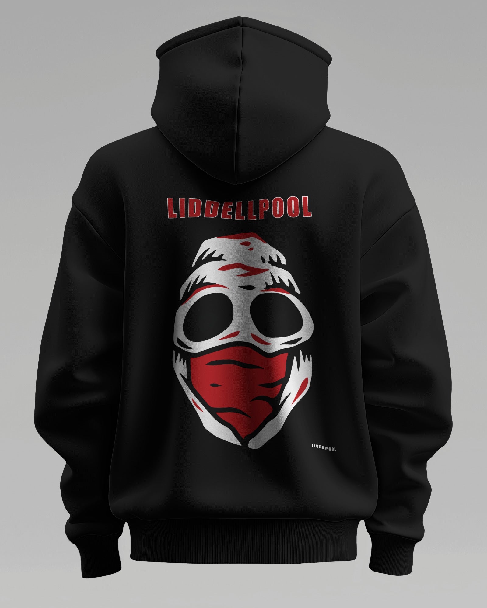liddellpool the regional series hoodie loud edition - Red - Black Hoodie