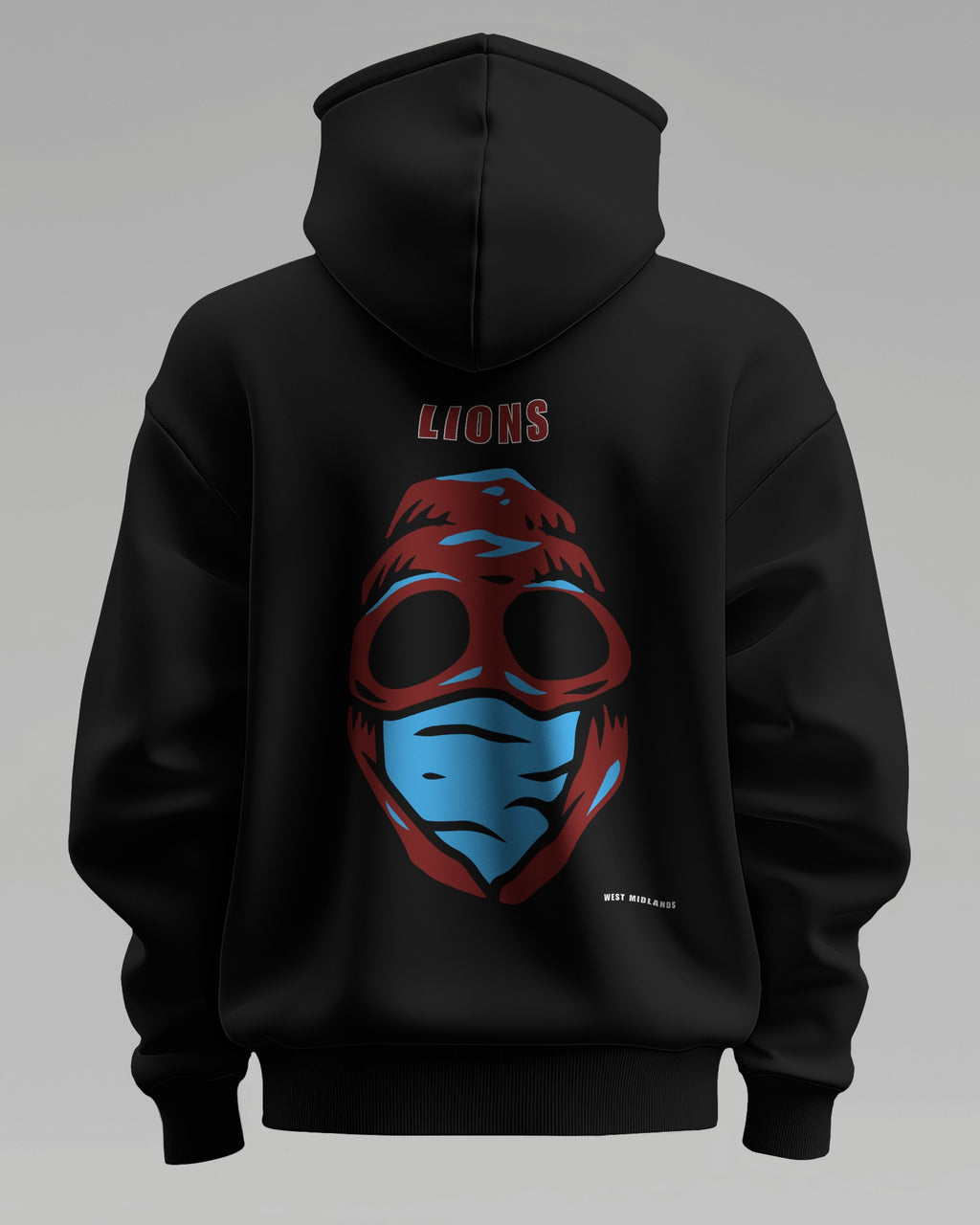 lions west midlands the regional series loud edition - Blue - Black Hoodie