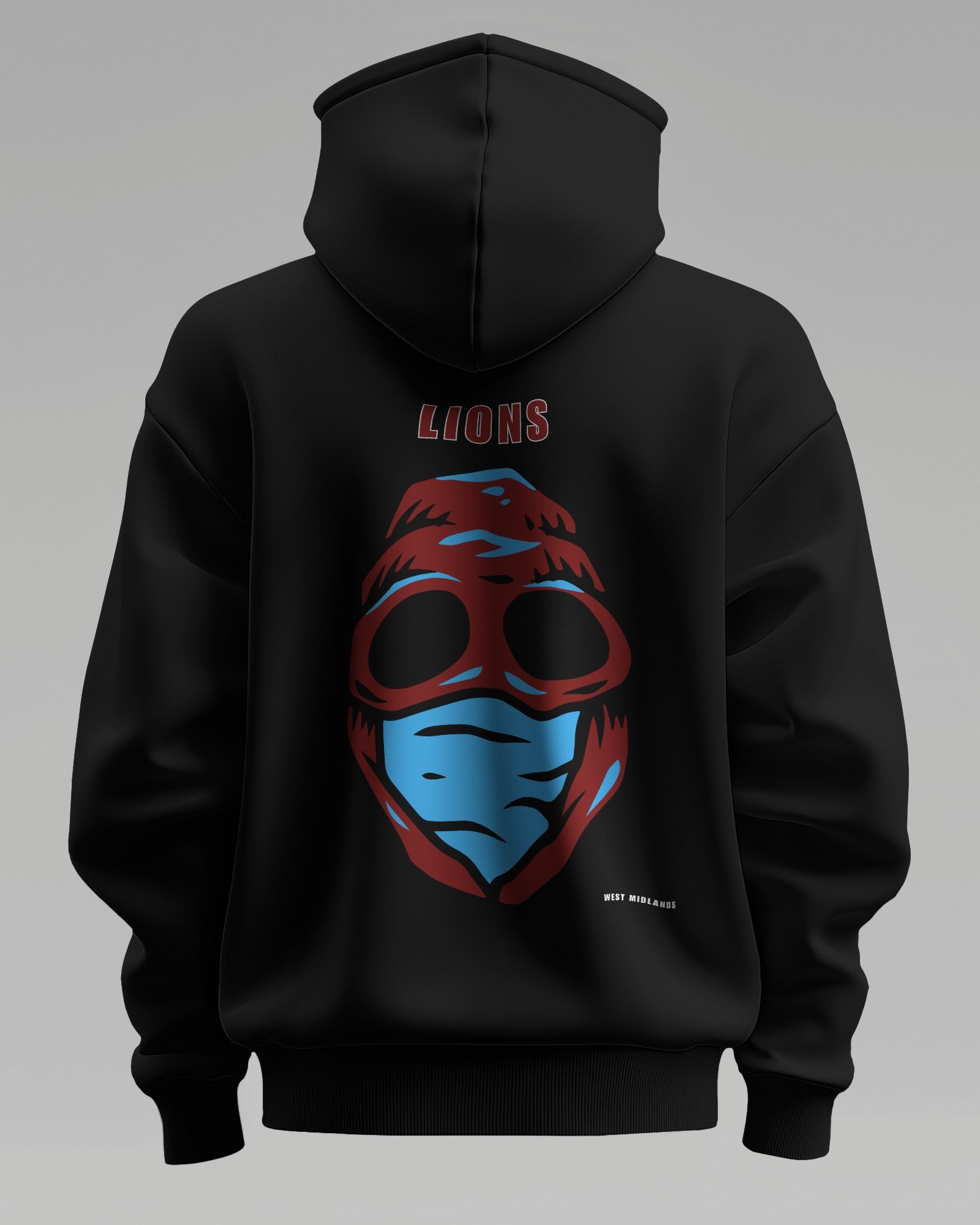 lions west midlands the regional series loud edition - Blue - Black Hoodie