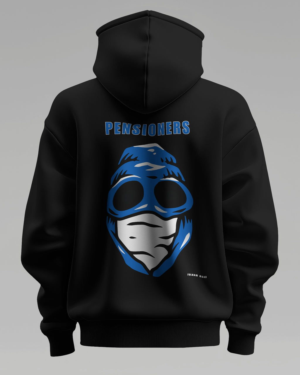 pensioners fulham road the regional series hoodie loud edition - White - Black Hoodie