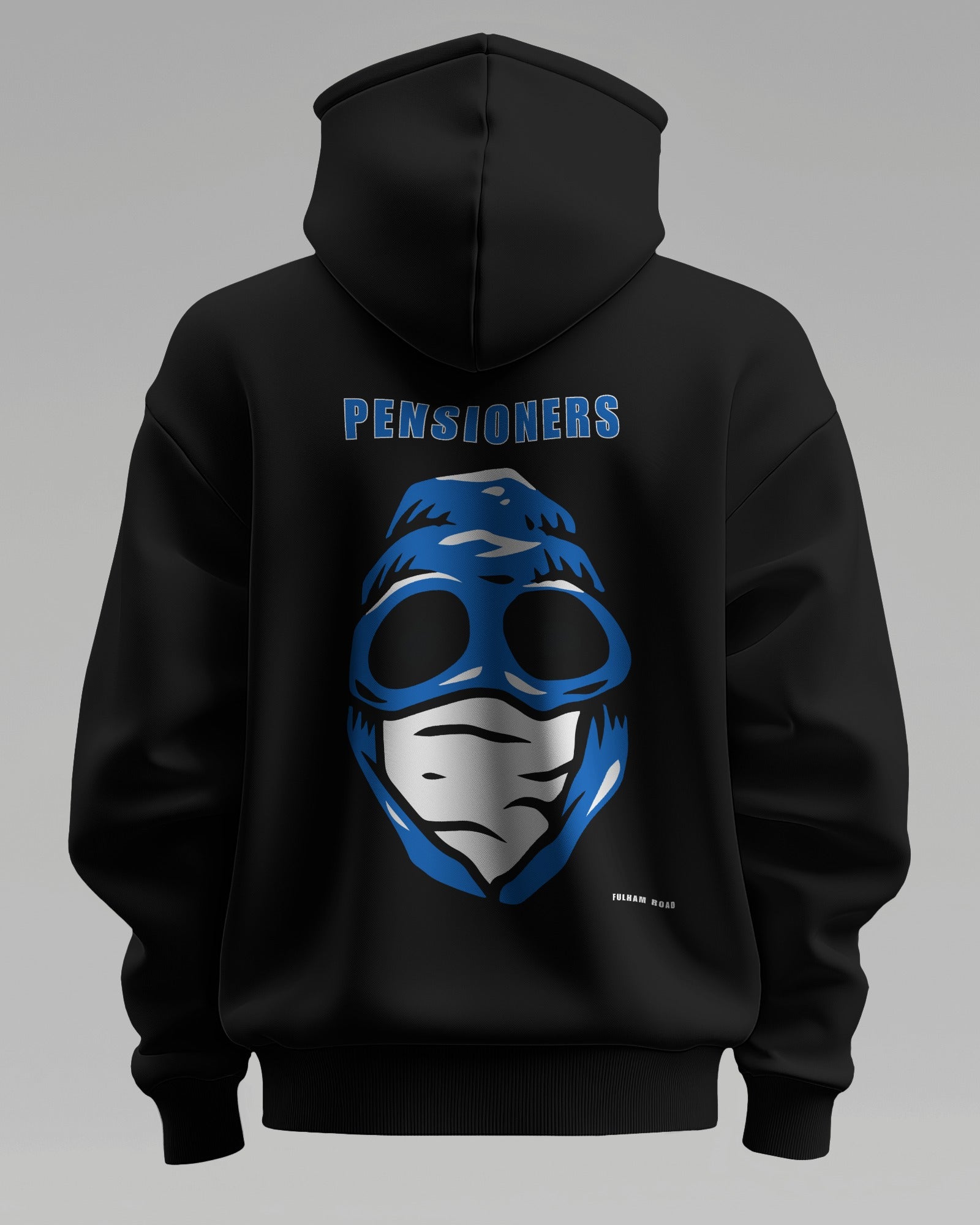 pensioners fulham road the regional series hoodie loud edition - White - Black Hoodie