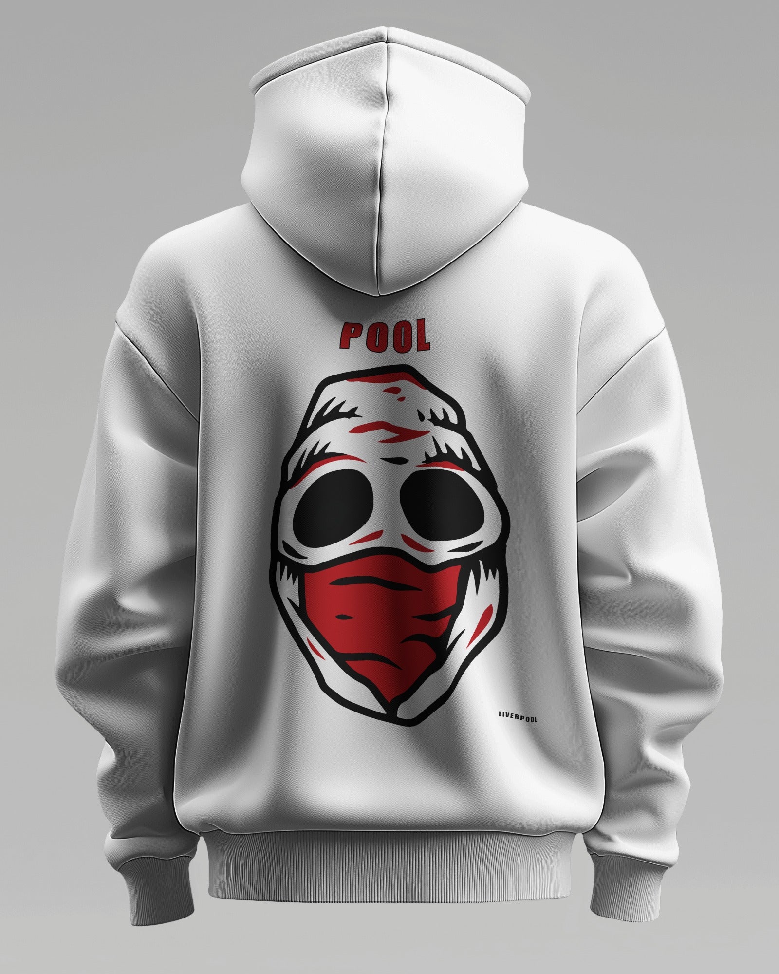 pool liverpool the regional series hoodie loud edition - Red - Black Hoodie