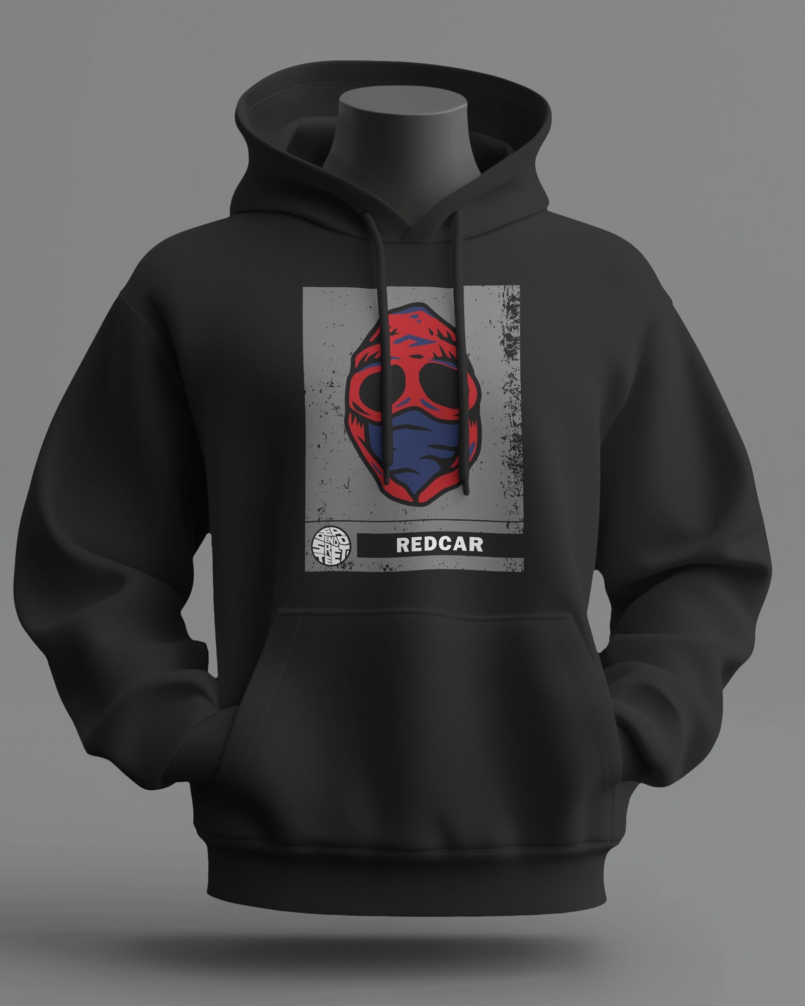 redcar the regional series midweight hoodie - black