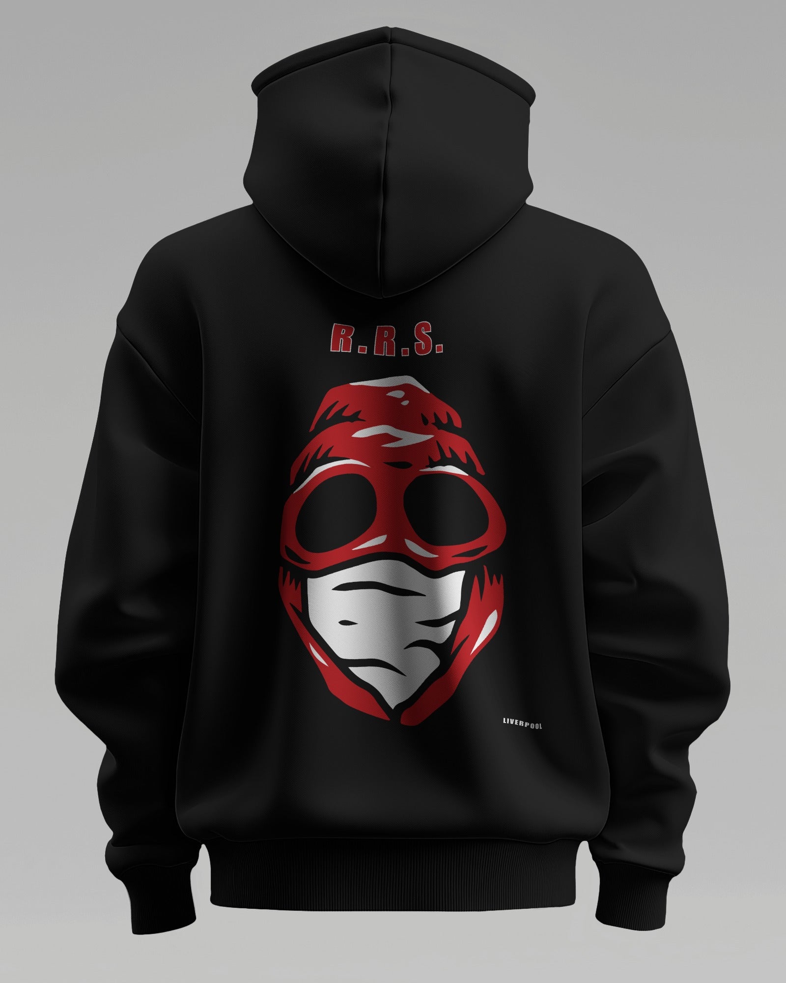 r r s liverpool the regional series hoodie loud edition - Red - Black Hoodie