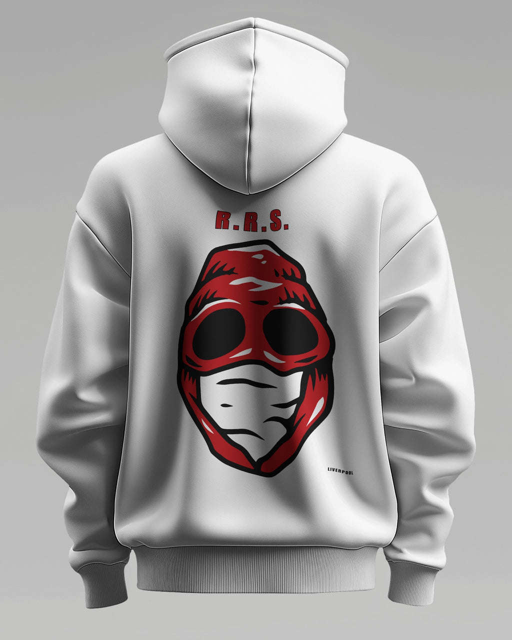 r r s liverpool the regional series hoodie loud edition - White - Black Hoodie