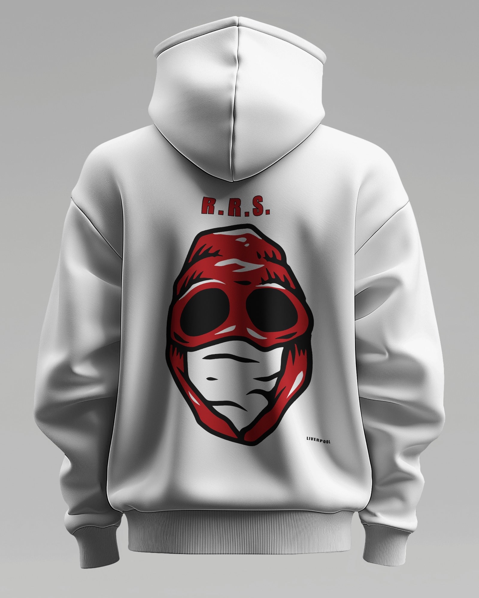r r s liverpool the regional series hoodie loud edition - White - Black Hoodie