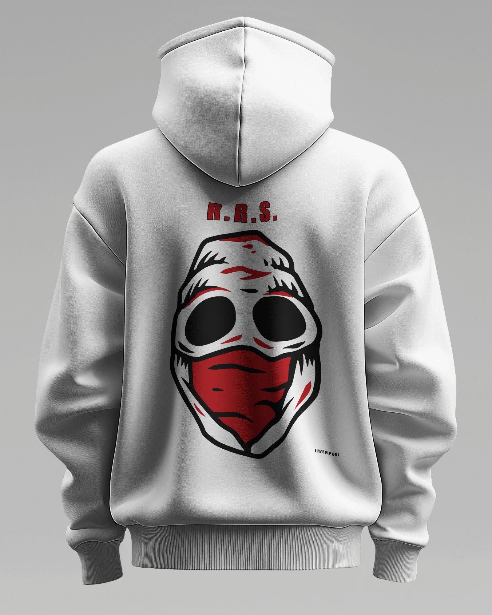 r r s liverpool the regional series hoodie loud edition - White - Black Hoodie