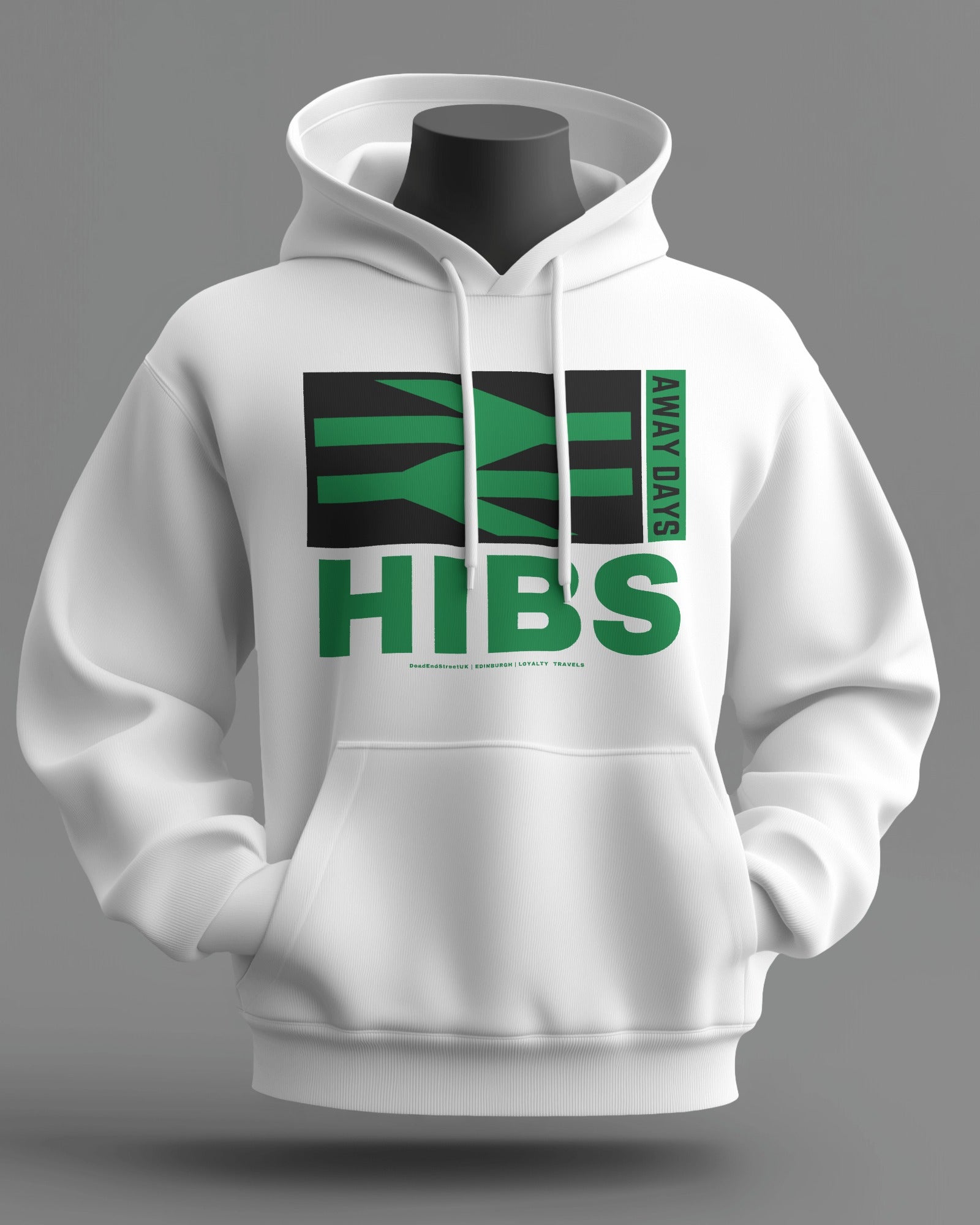 HIBS Midweight Hoodie | Hibernian Edinburgh | Loyalty Travels
