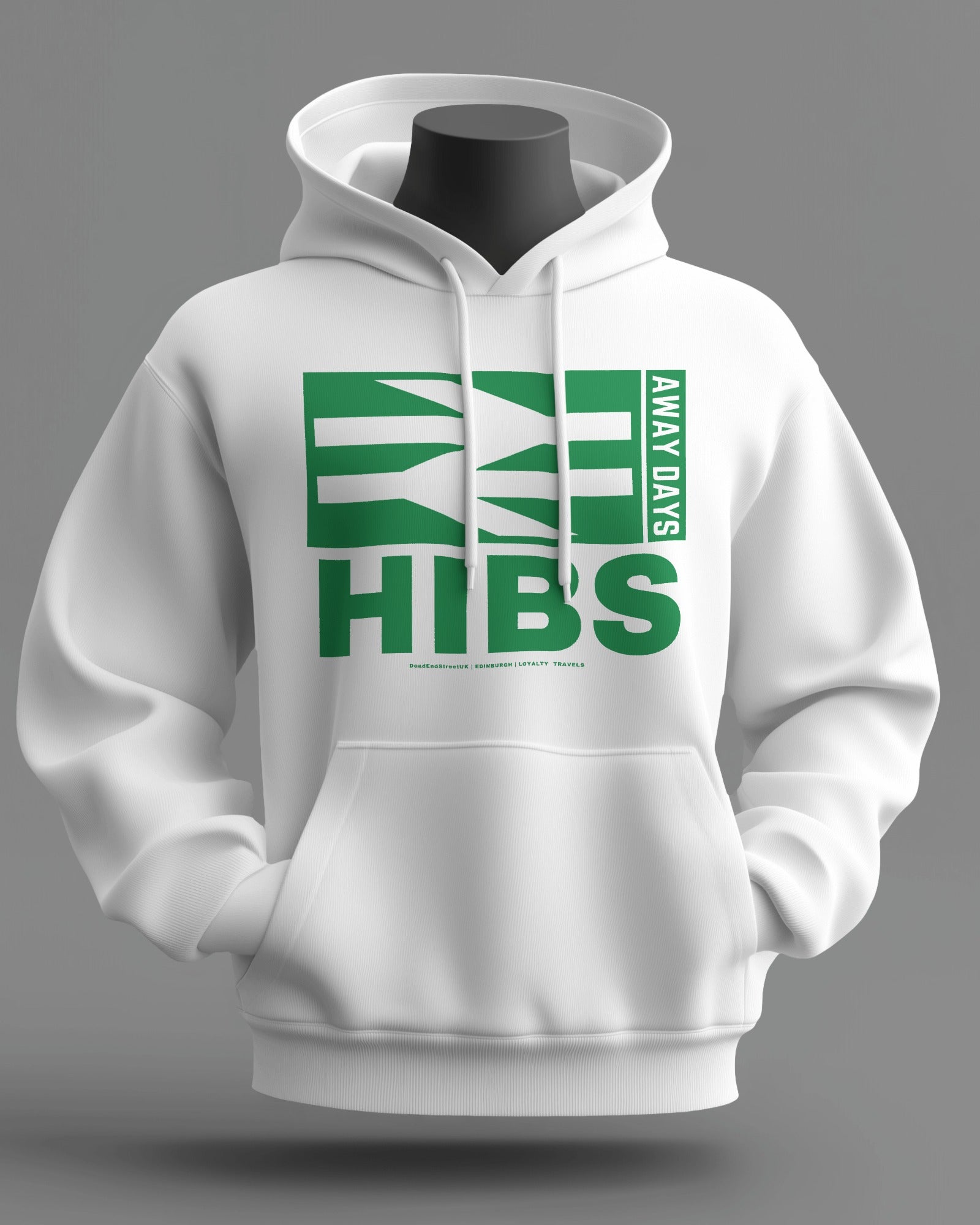 HIBS Midweight Hoodie | Hibernian Edinburgh | Loyalty Travels
