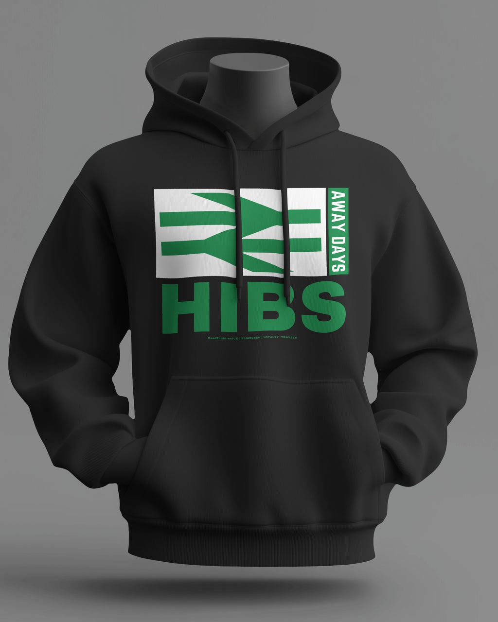 HIBS Midweight Hoodie | Hibernian Edinburgh | Loyalty Travels