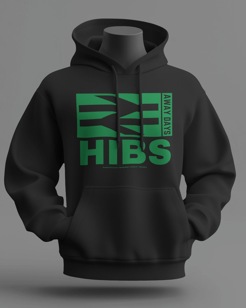 HIBS Midweight Hoodie | Hibernian Edinburgh | Loyalty Travels