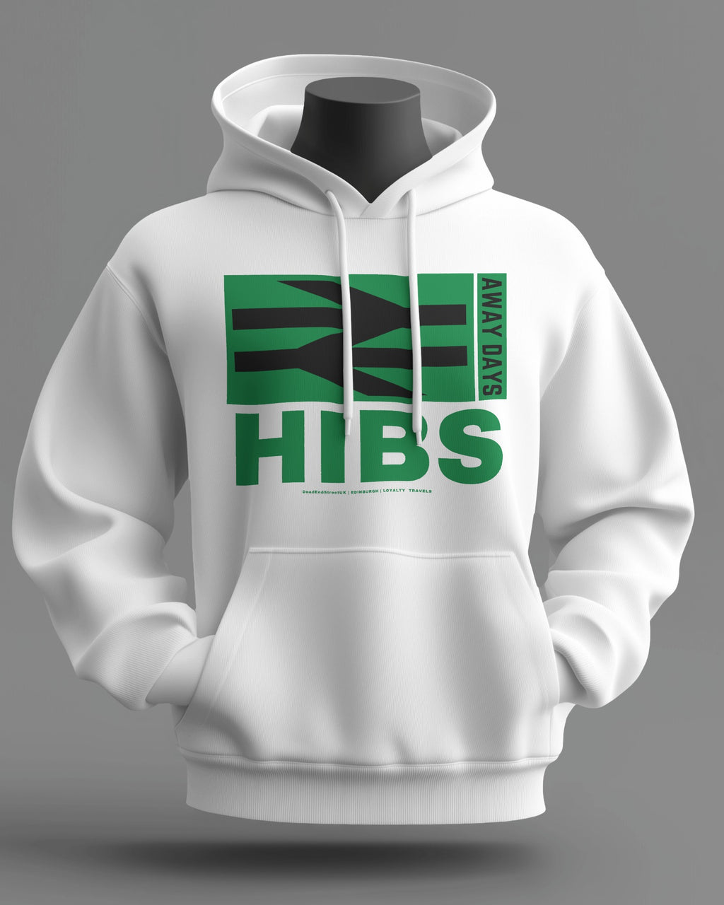 HIBS Midweight Hoodie | Hibernian Edinburgh | Loyalty Travels