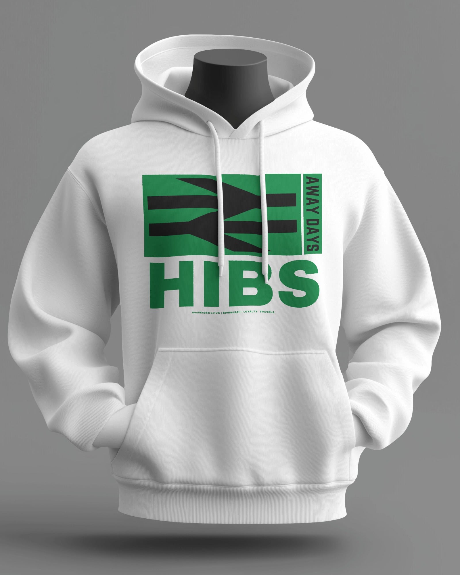 HIBS Midweight Hoodie | Hibernian Edinburgh | Loyalty Travels