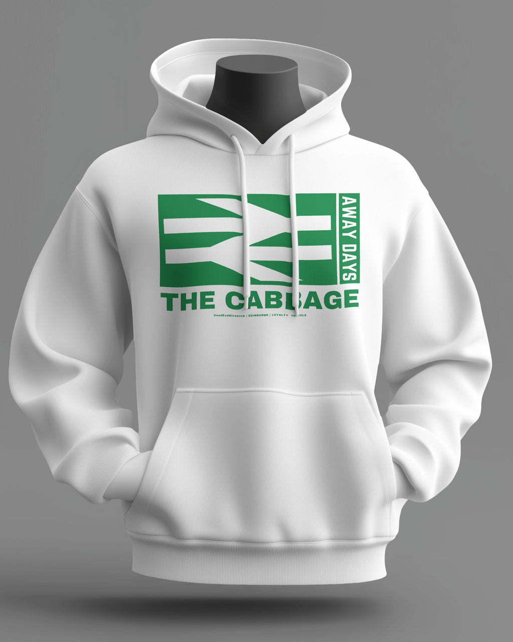 THE CABBAGE Midweight Hoodie | Hibernian Edinburgh | Loyalty Travels
