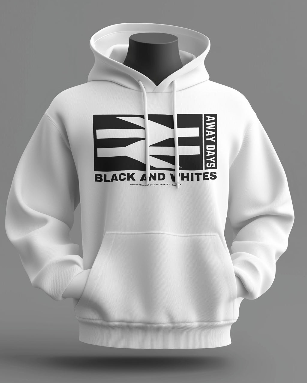 BLACK AND WHITES Midweight Hoodie | Elgin | Loyalty Travels