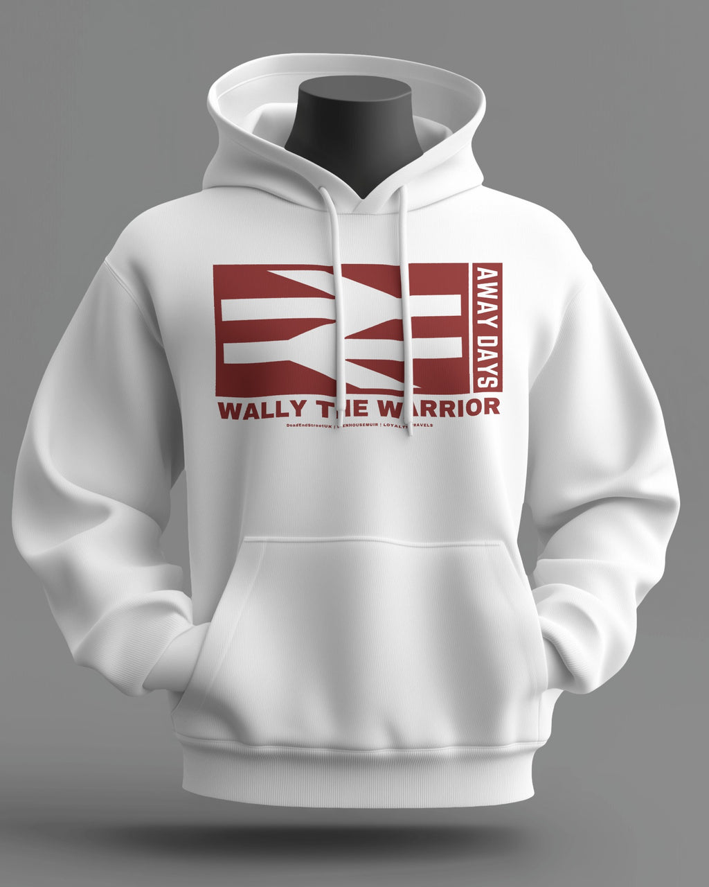 WALLY THE WARRIOR Midweight Hoodie | Stenhousemuir | Loyalty Travels